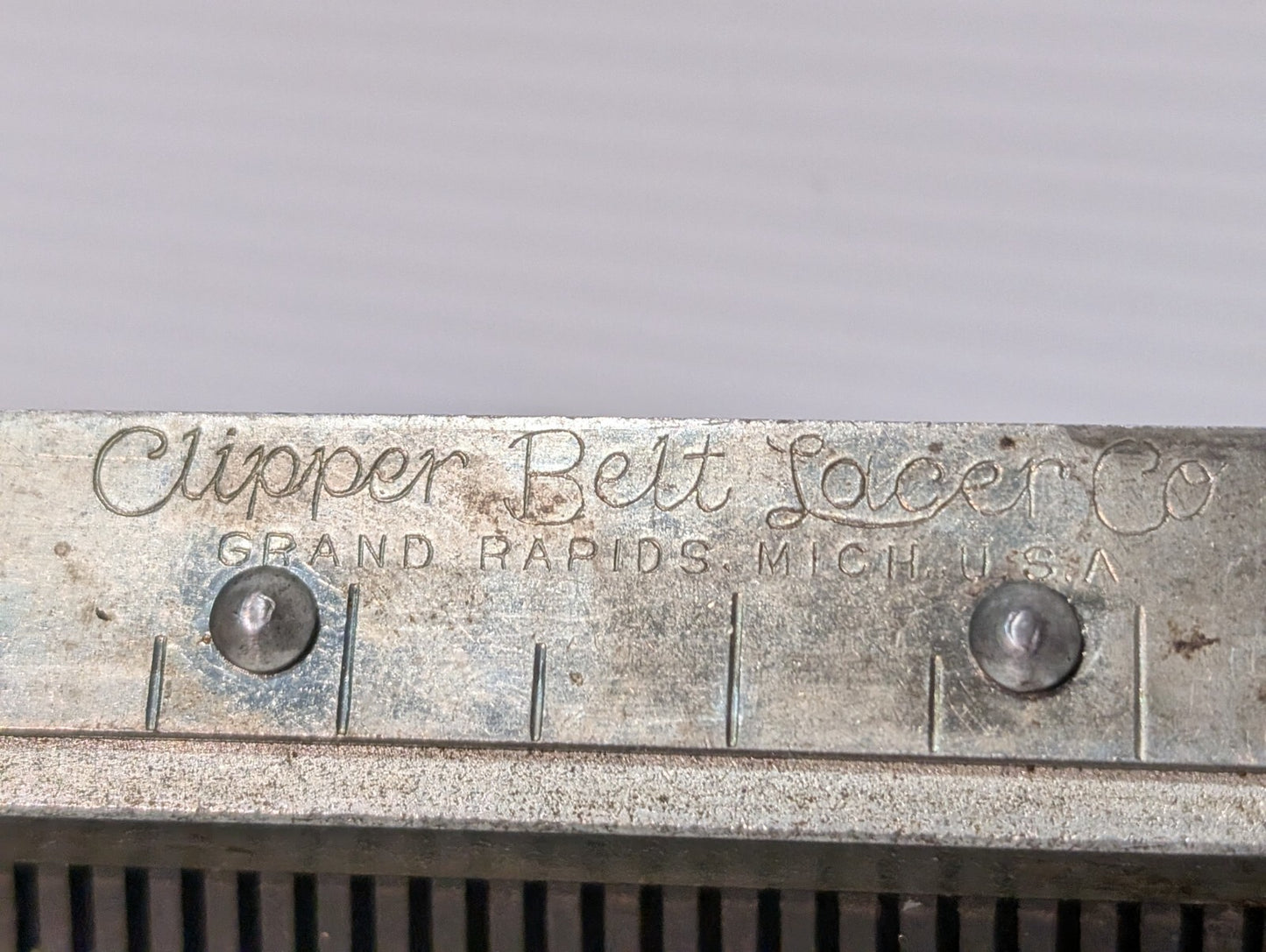 Vintage Clipper Belt Lacer No. 0-6" Vise Lacer