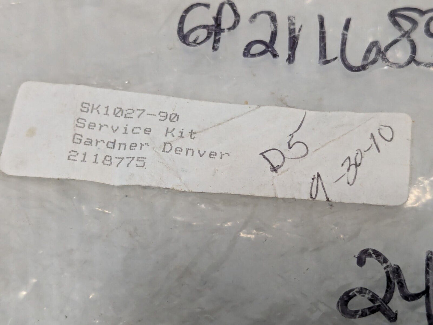 Gardner Denver 2118775 Minimum Pressure Valve Service Kit - Free Shipping