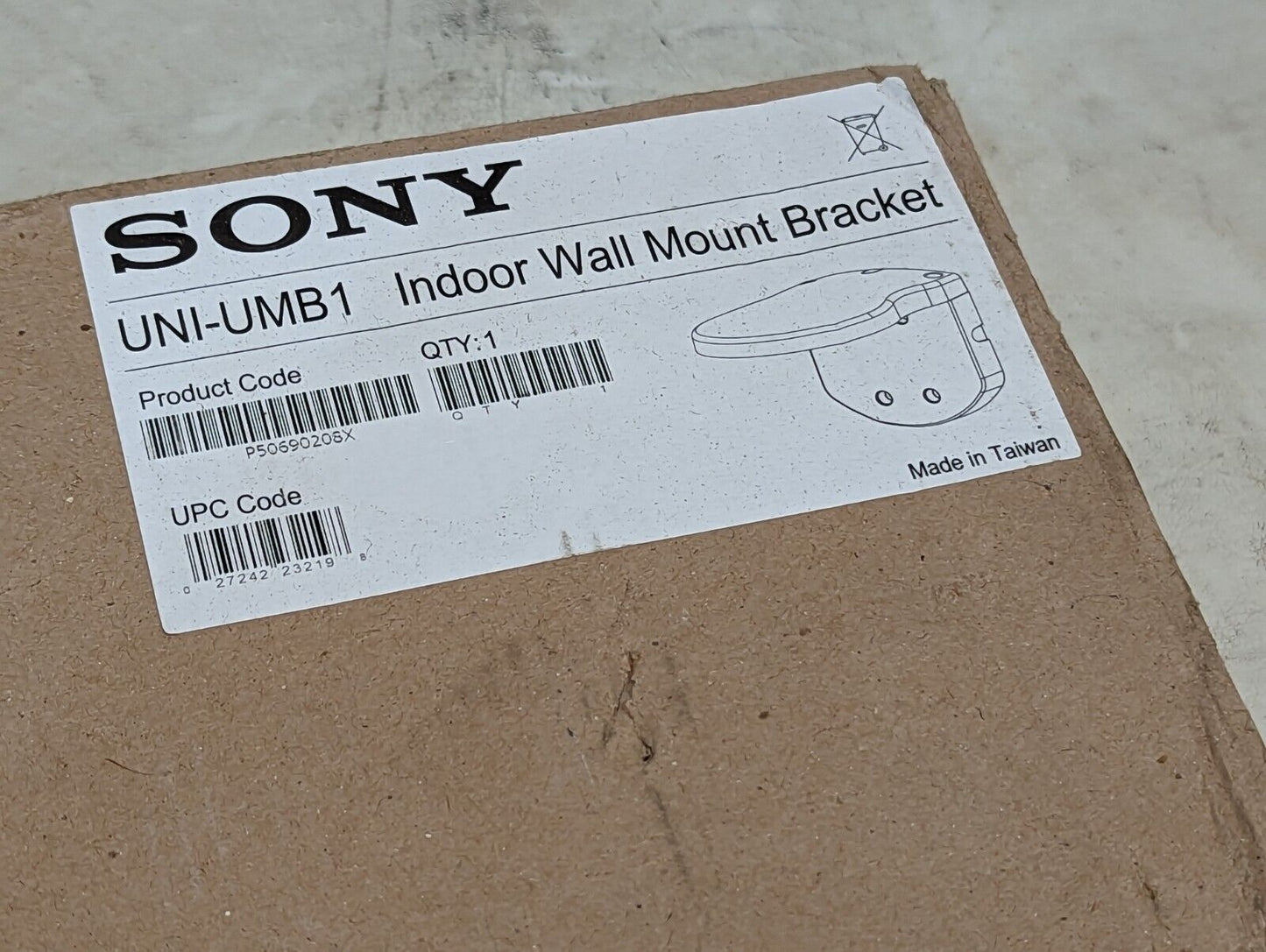 Sony UNI-UMB1 Indoor Wall Mount Bracket