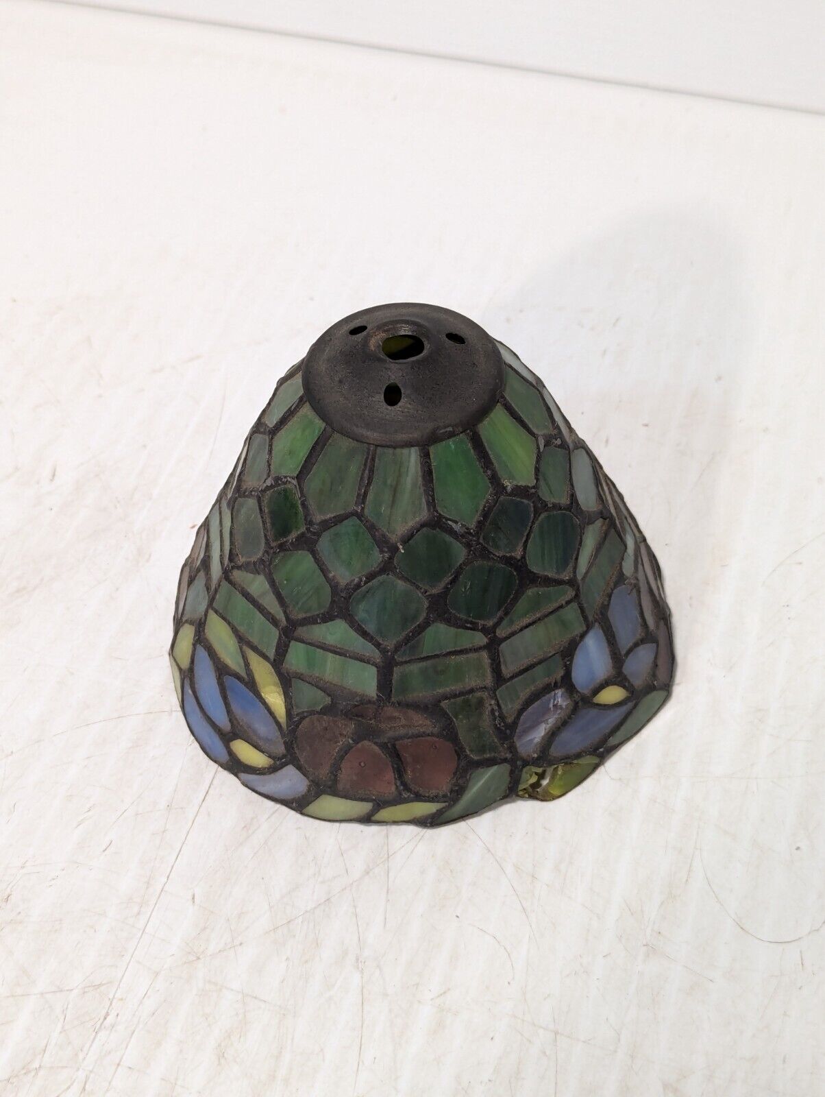 Tiffany Style Stained Glass Sconce Light Victorian Floral, Lamp Shade -Free Ship