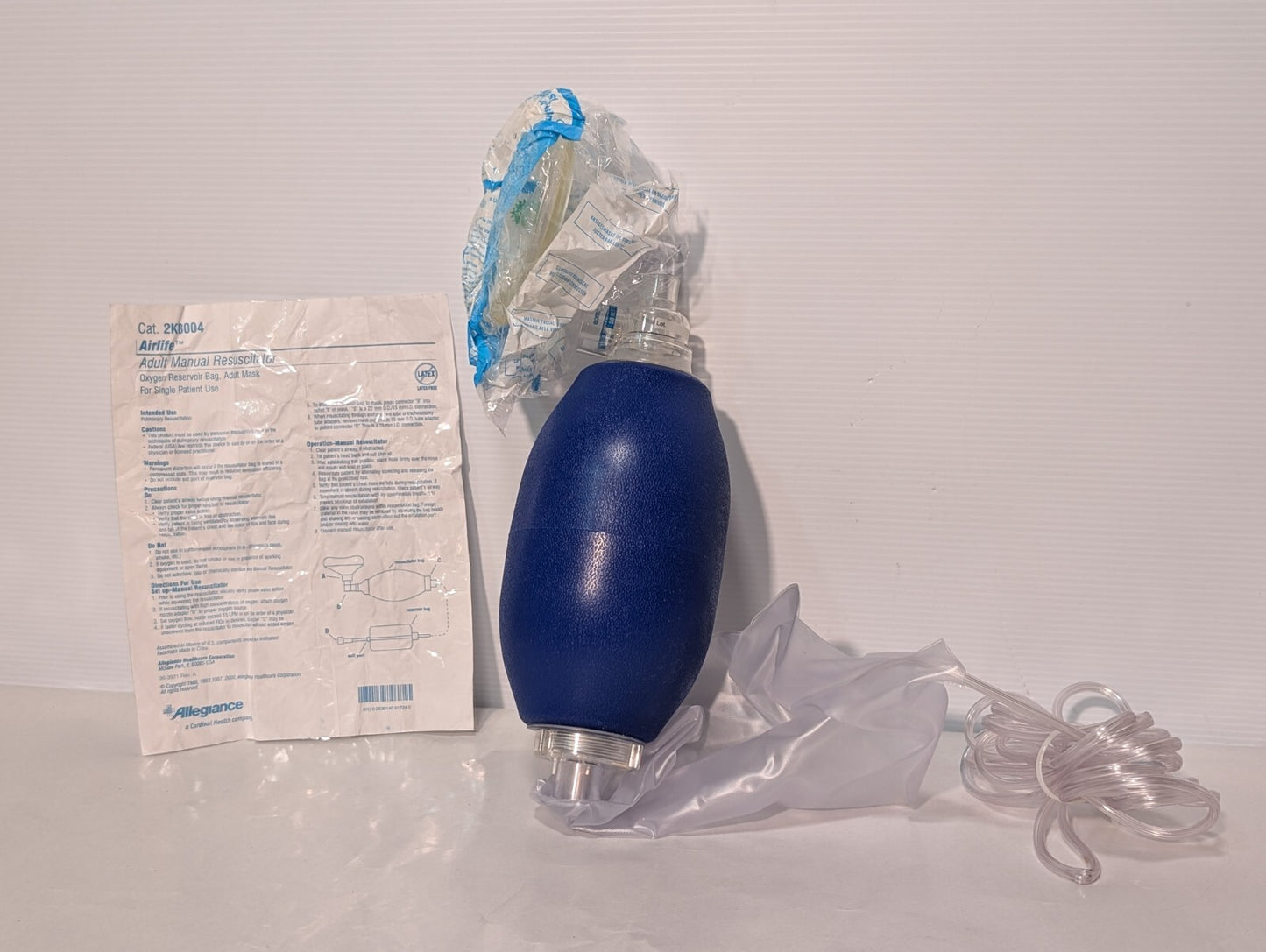 Allegiance (Cardinal Health) 2K8004 Adult Manual Resuscitator, Latex Free