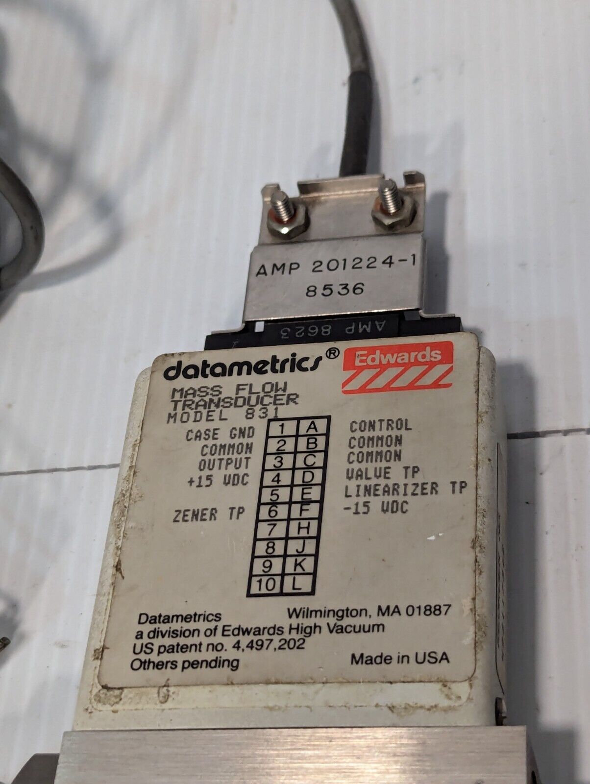 Datametrics 831 Mass Flow Transducer - Free Shipping