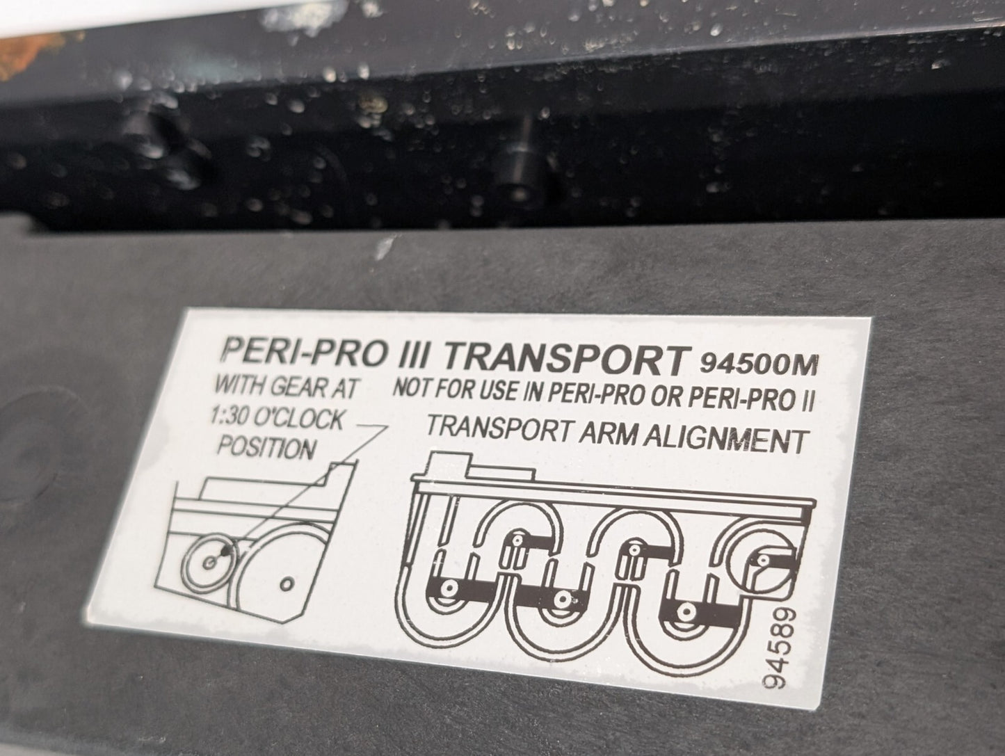 Air Techniques Peri-Pro III 94000 Dental Film Processor w/ 94500M Transport