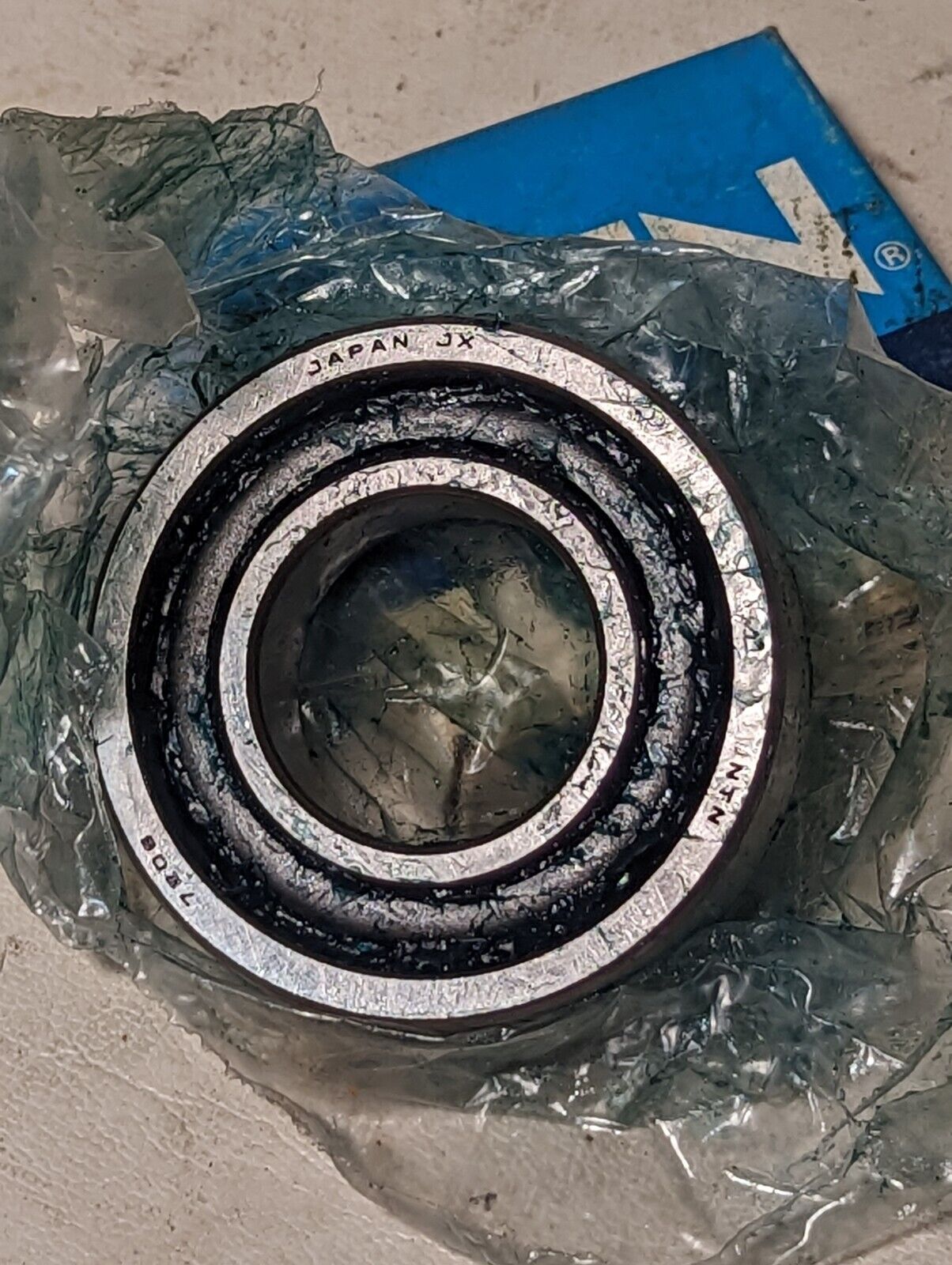 Lot of 2 NTN 7206 Angular Contact Bearing - 30 mm Bore, 62 mm OD, 16 mm Width, O