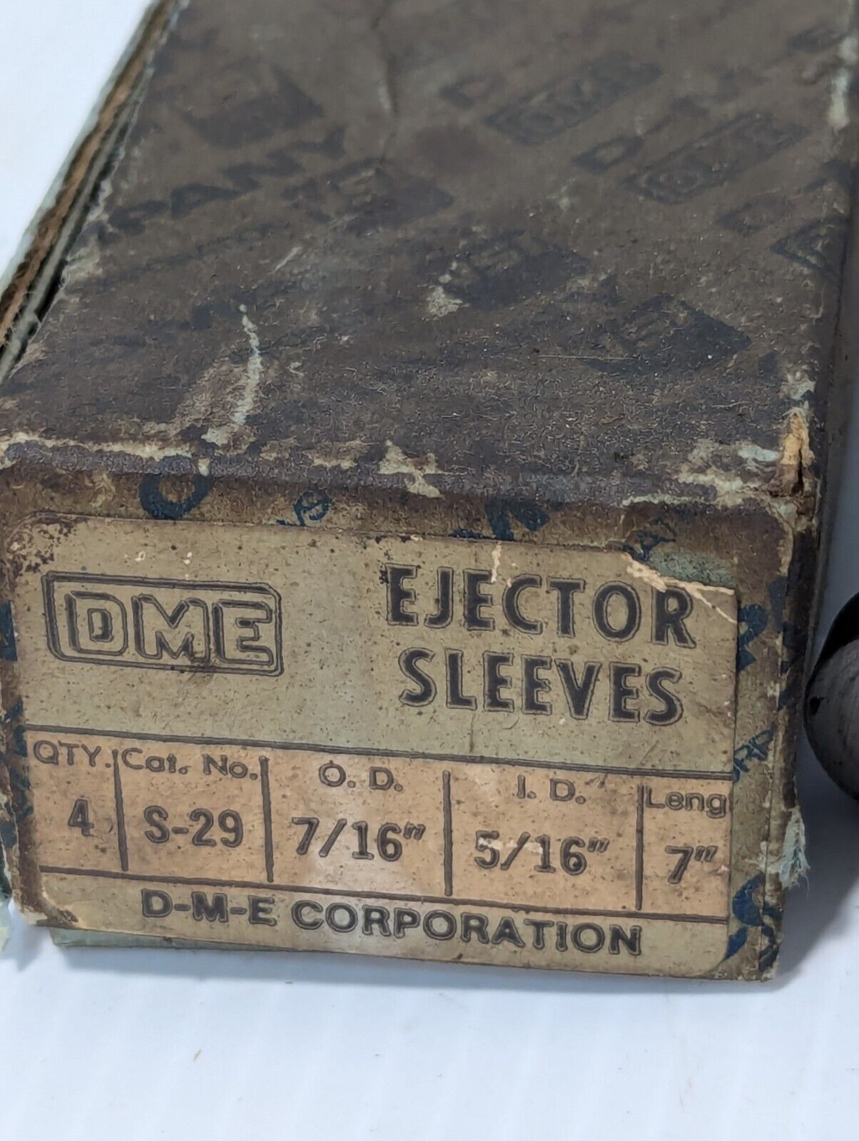 Lot of 5 DME S27 ejector sleeves, 5/16 ID, 7/16 OD, plus two more- FREE SHIPPING