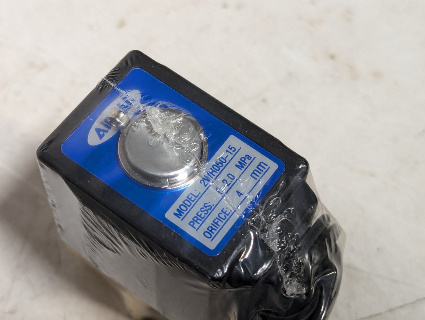 AirTAC 2WH05015BI Fluid Control Solenoid Valve, 2/2 Way, 24VDC, IP65, 2WH050-15