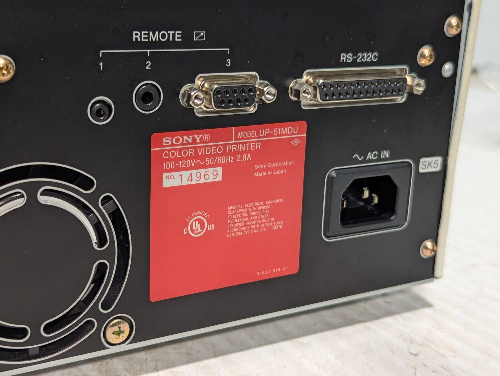 Sony Medical UP-51MDU Color Video Printer - Free Shipping