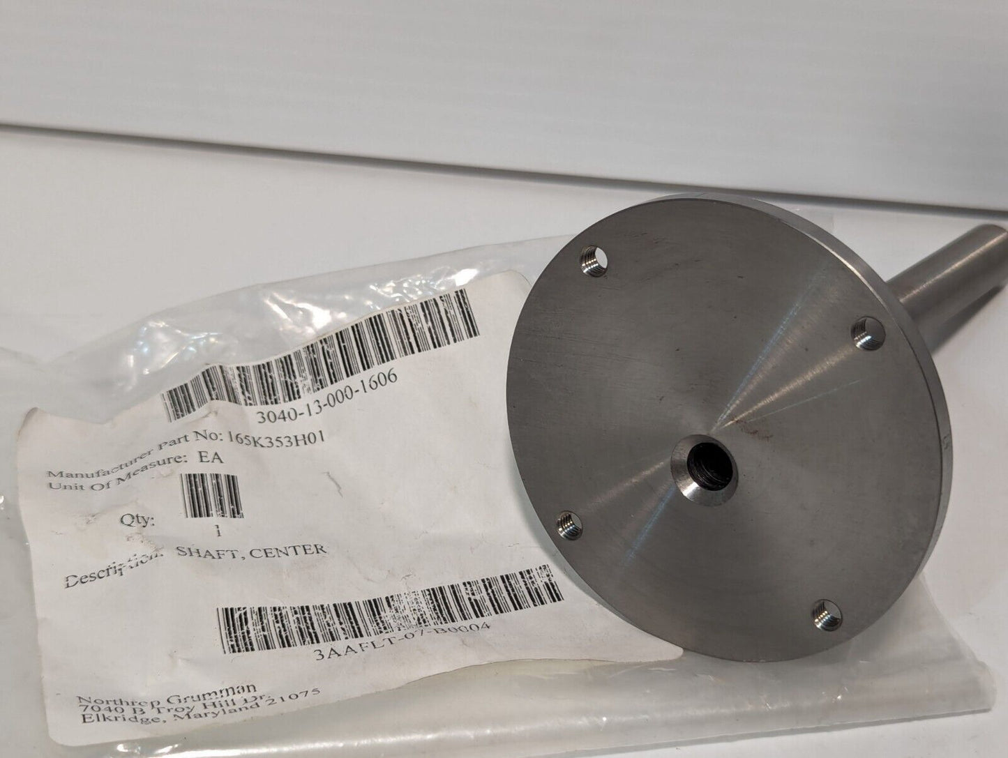 Nordex Shaft Center 165K353H01 - Free Shipping