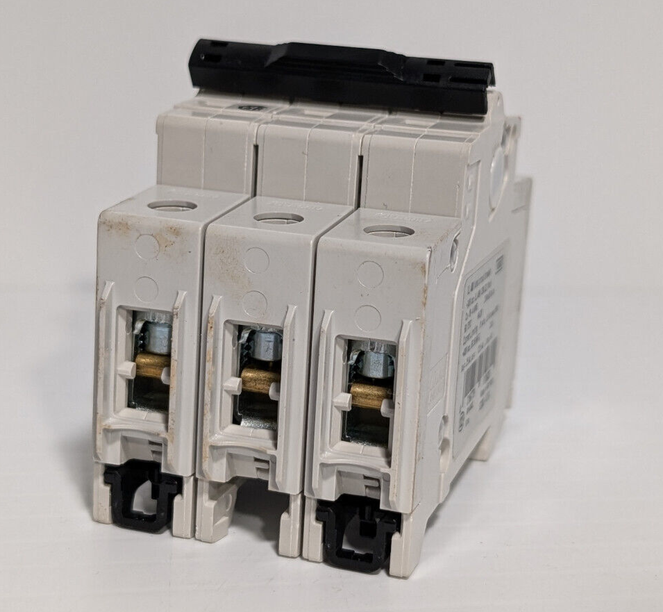 ABB S203U-K10A Circuit Breaker, 3 Pole Unit, Min .4", Made in Germany