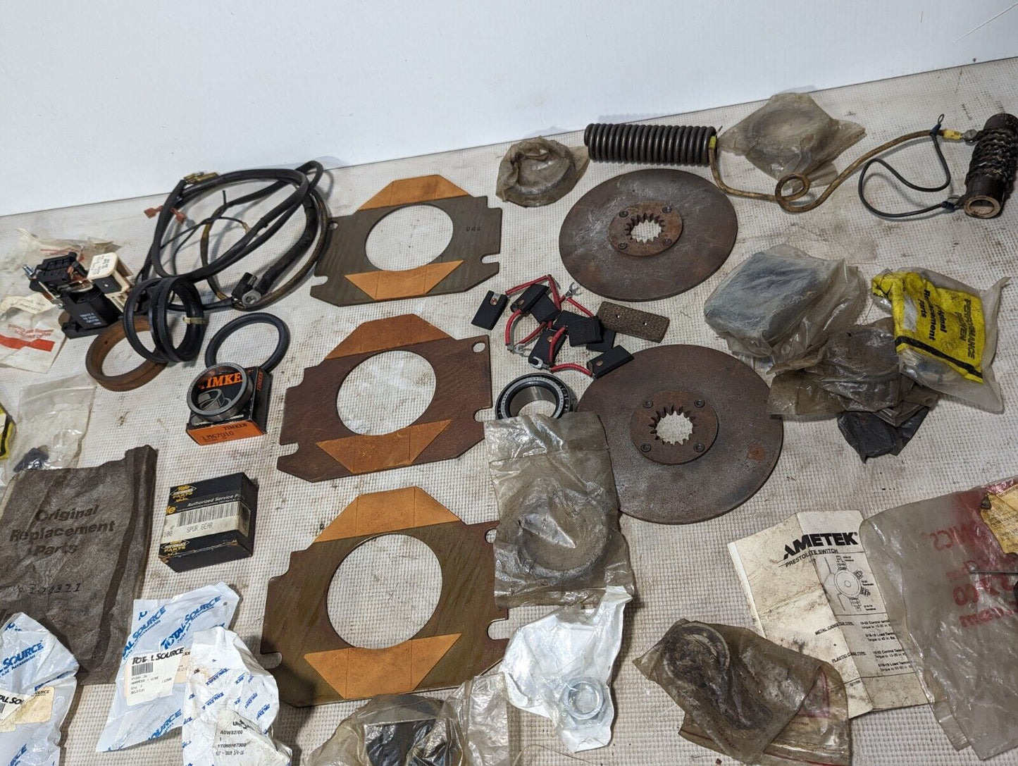 Lot of Big Joe Parts: Motor Start Switch 900347, Ametek Prestolite S 5/16-18,...