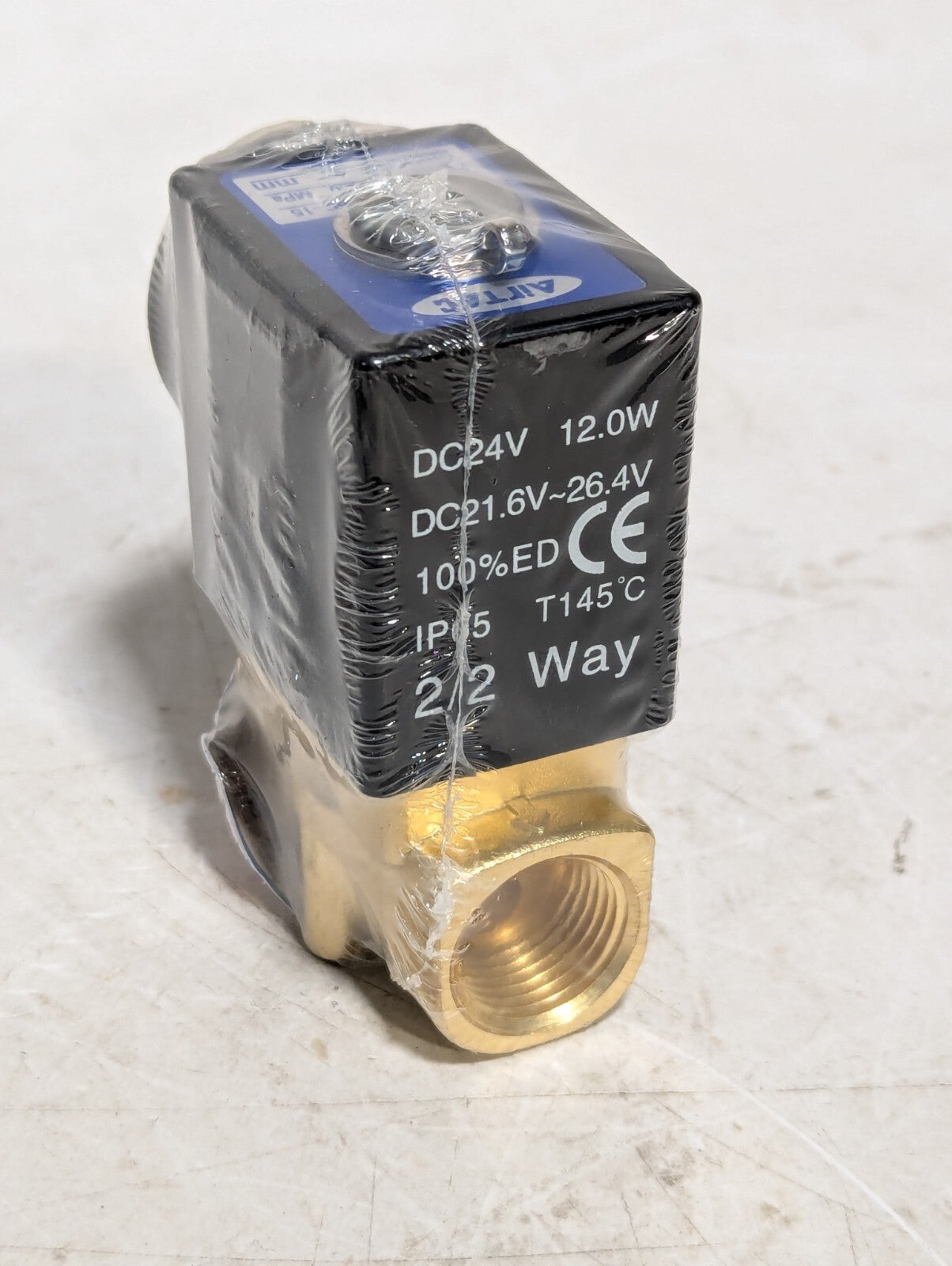 AirTAC 2WH05015BI Fluid Control Solenoid Valve, 2/2 Way, 24VDC, IP65, 2WH050-15
