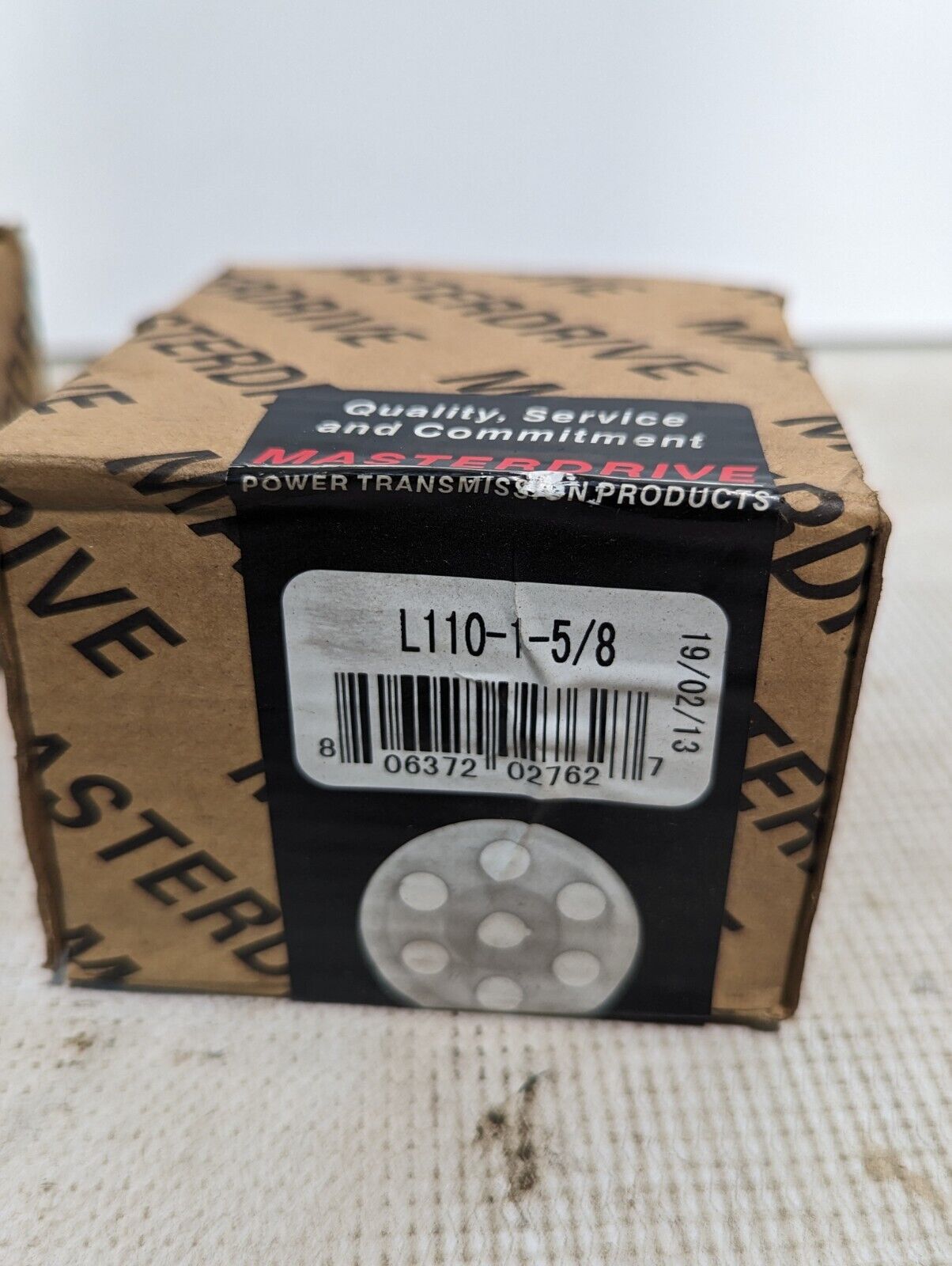 *New* Lot of 2 Masterdrive L110-1-5/8 Jaw Coupling Hubs - Free Shipping