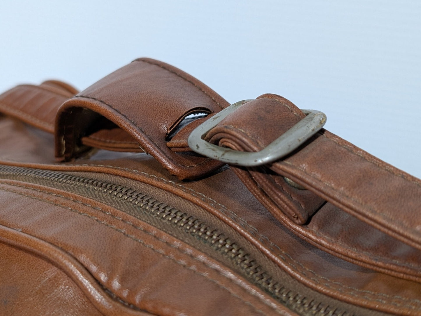 Vintage Samsonite Brown Shoulder Bag, Carry-On Luggage, 1970's