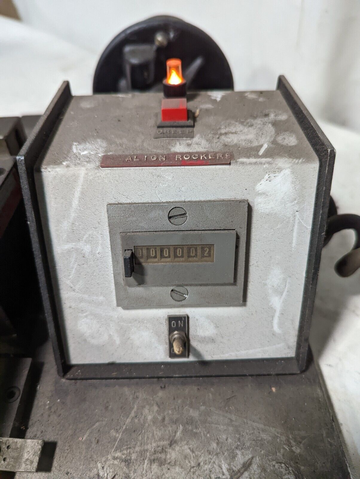 Custom motor set-up w/Bodine NCI-12RG 1/50HP motor and stroke counter-Free Ship
