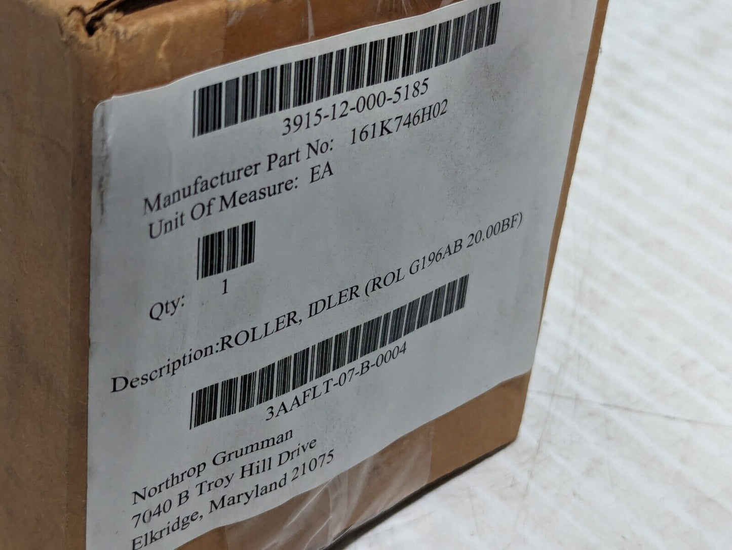 20" Roller Idler (ROL G196AB 20.00BF), 3915-12-000-5185, 161K746H02 -Free Ship