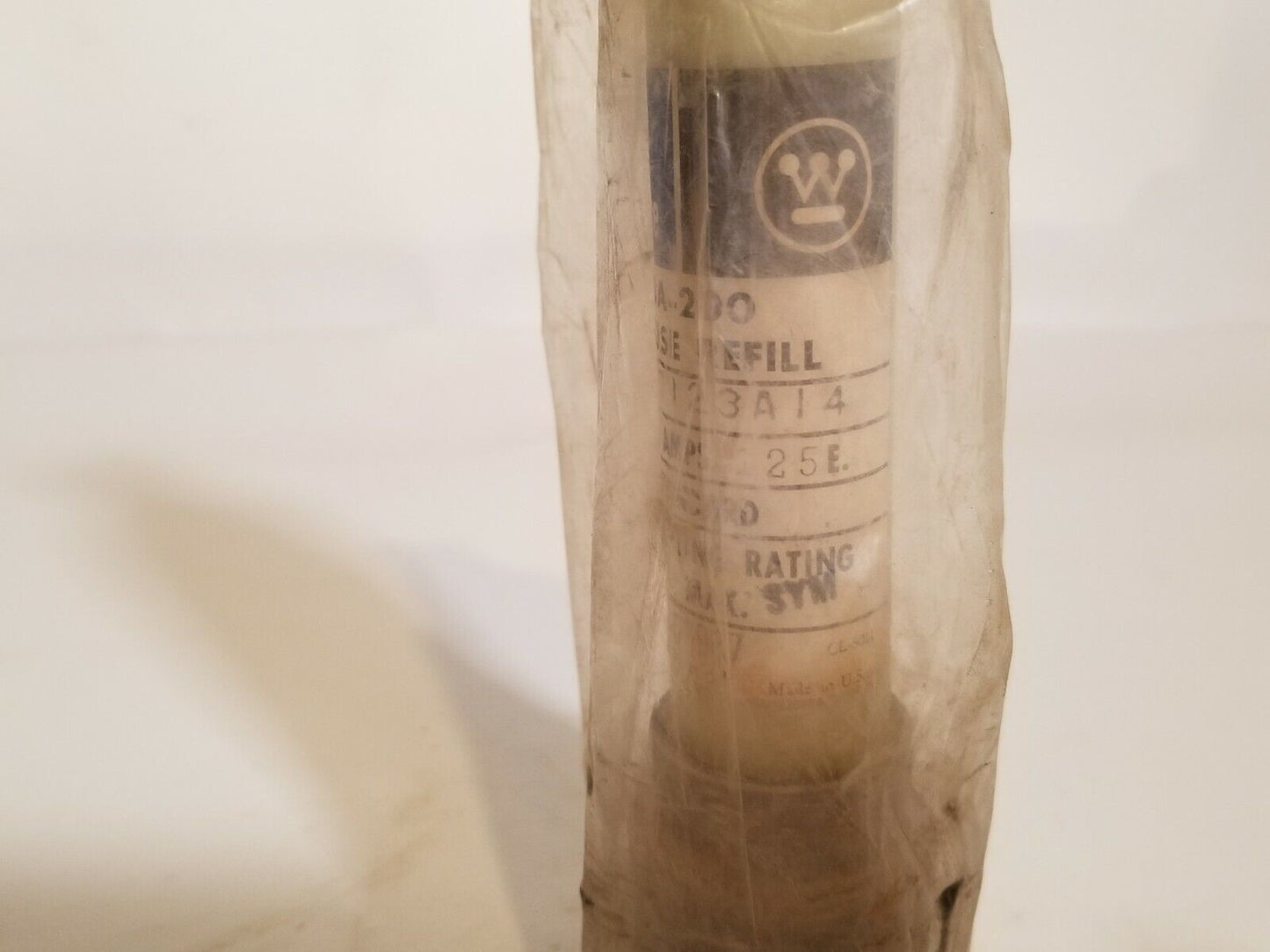 Westinghouse BA-200 117D123A14 125E Boric Acid Power Fuse Refill, New OldStock