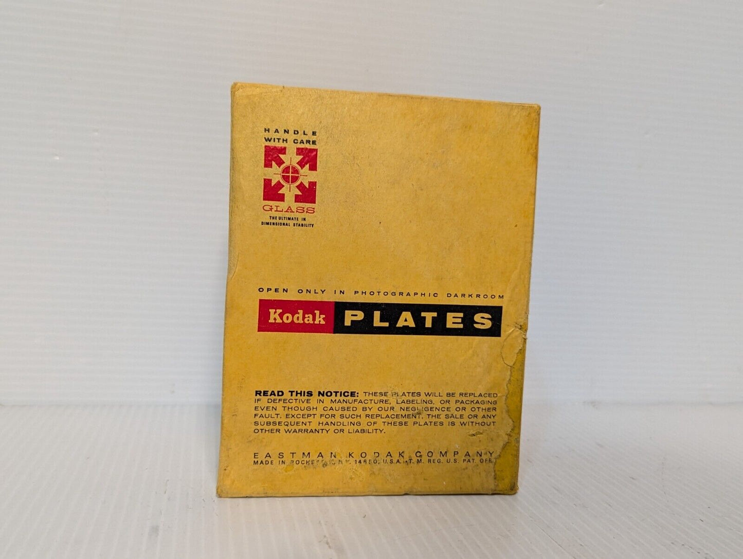 Vintage Kodak Glass Electron Image Plates Exp. 1973