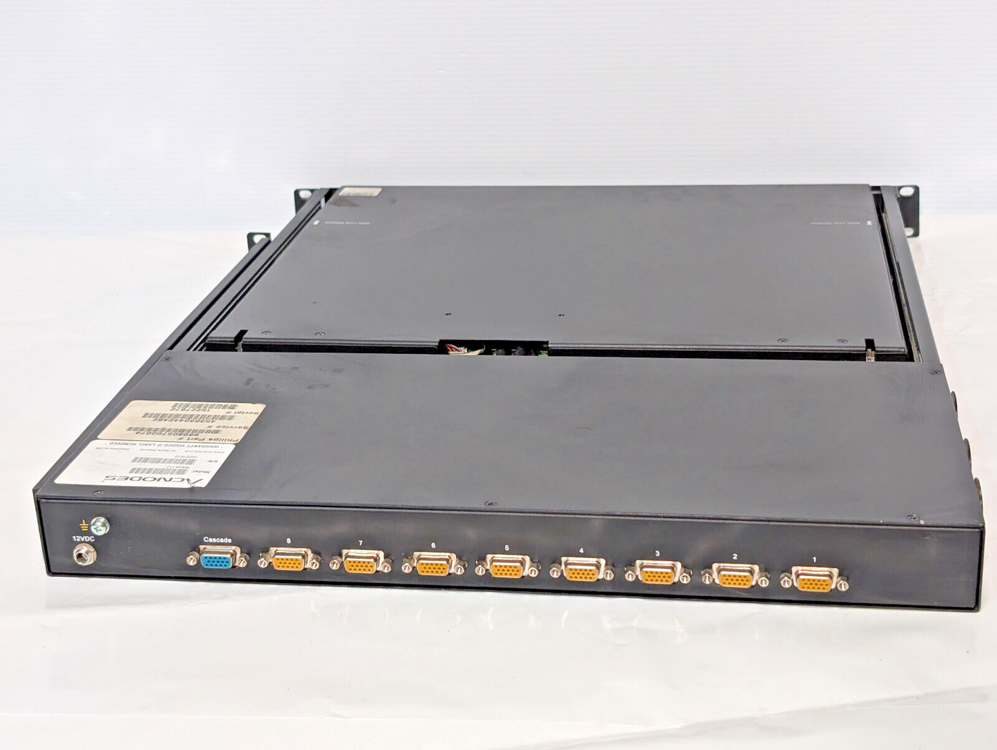 Acnodes MKD6117 Rack Mount Drawer, LCD Monitor, Full HD, KVM 8-Port Combo Switch
