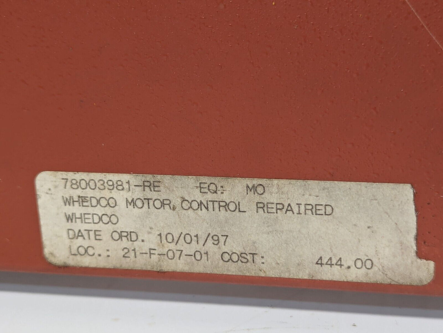 Whedco IMC-4230-1-B, 78003981/R0105 intelligent motor controller - Free Shipping