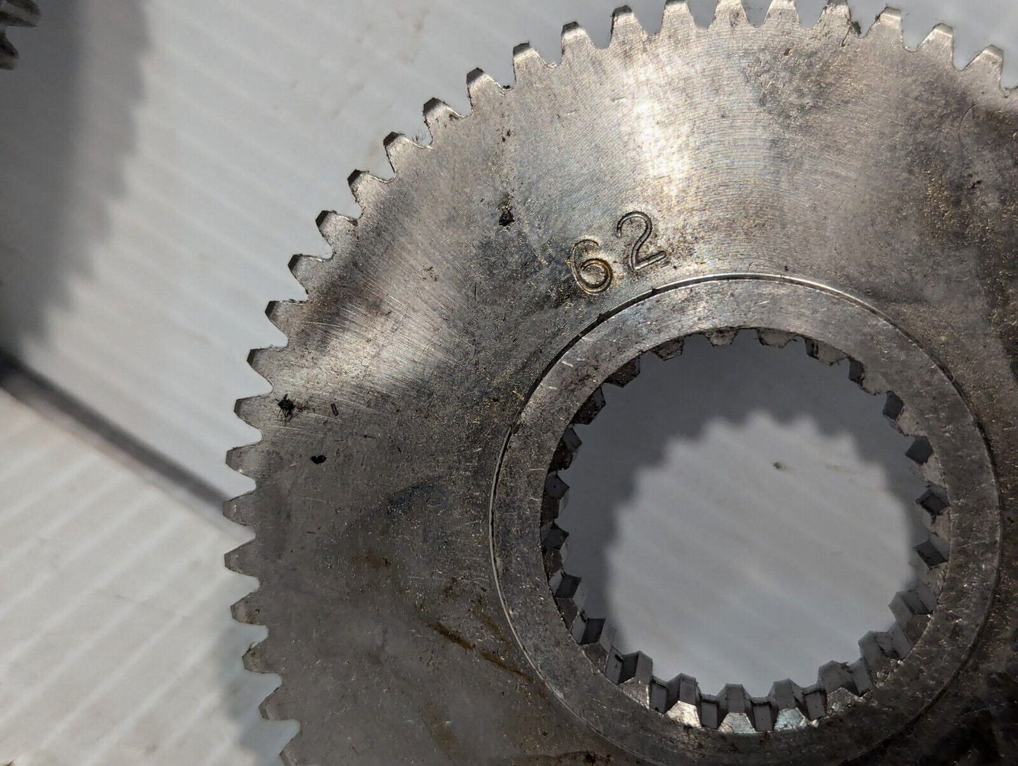 Unbranded 62 Outer 23 Inner Tooth 0.37 Ratio Gear 4" OD 1 3/8" ID Free Shipping