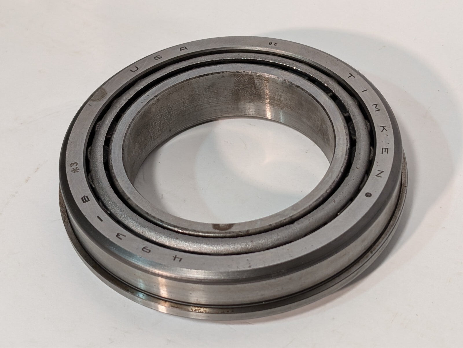 Timken 493B-20024 Tapered Roller Bearing Cup, Single Cup, 5.3750 OD, 0.8750 ID