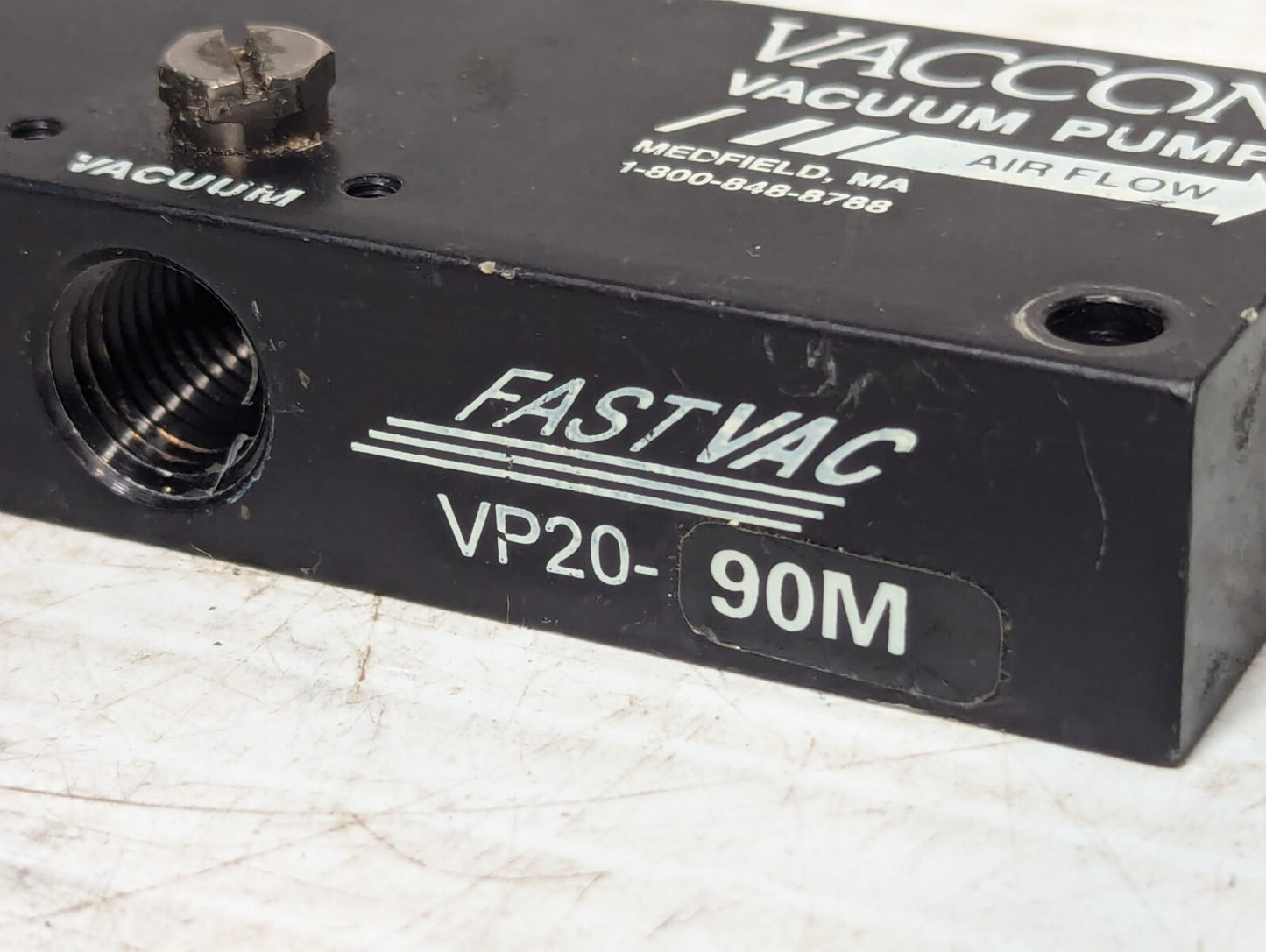 Vaccon, FastVac VP20-90M Fast-break Blow-off Vacuum Pump