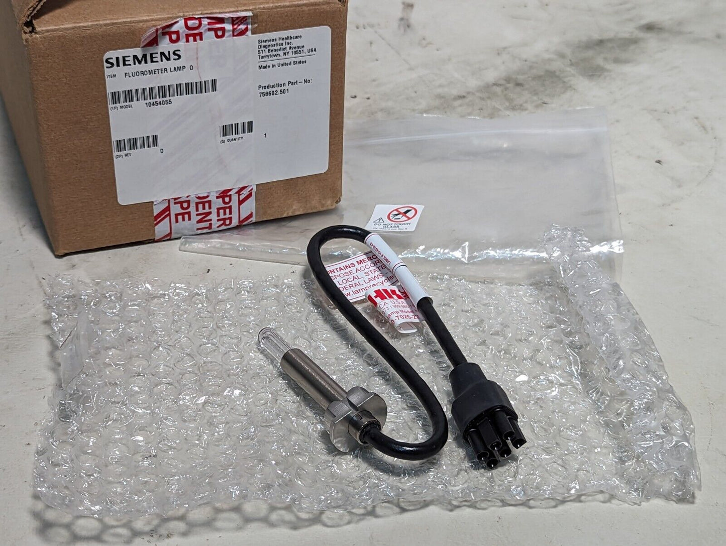 Siemens 10454055 fluorometer lamp