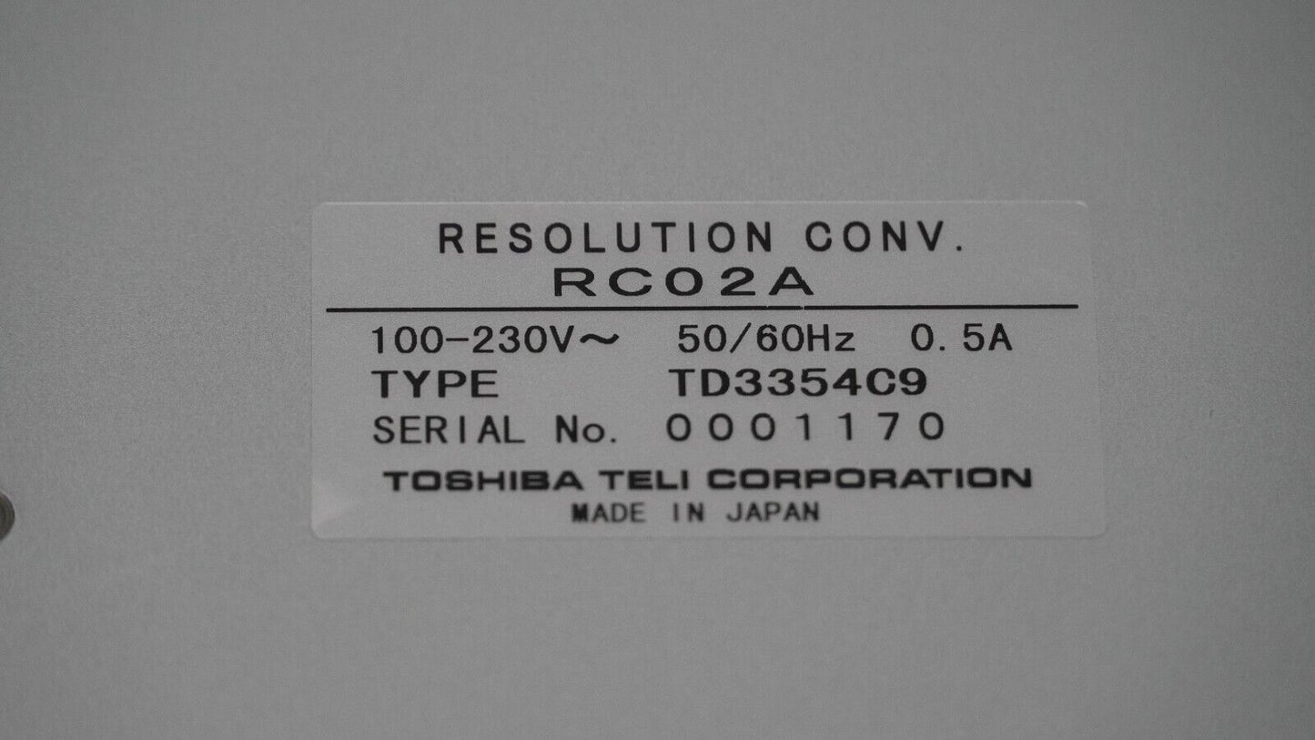 Toshiba Teli RC02A resolution conv., type TD3354C9