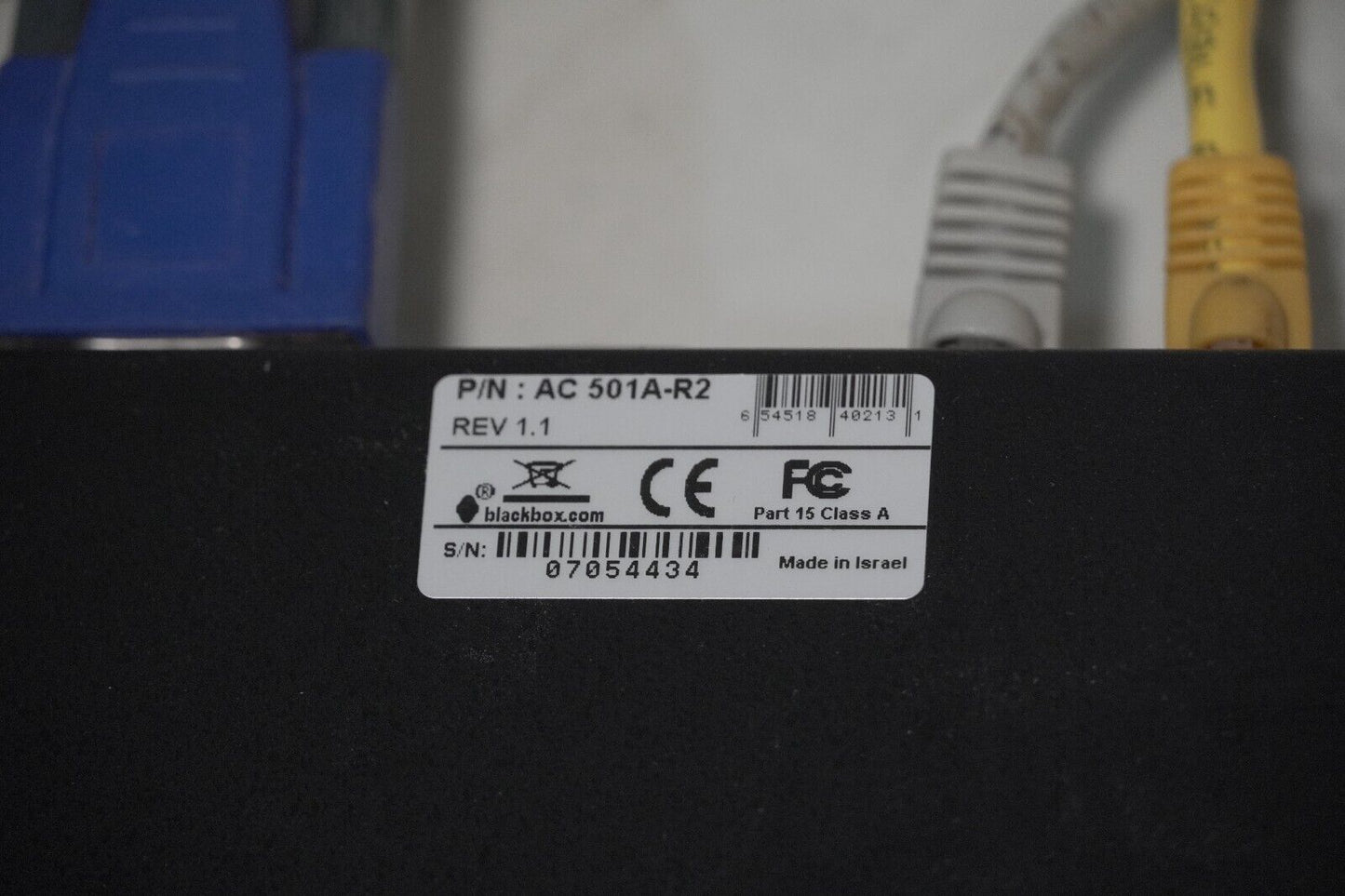 Black Box 724-746-5500 CAT5 video splitter 4 channel, AC 501A-R2