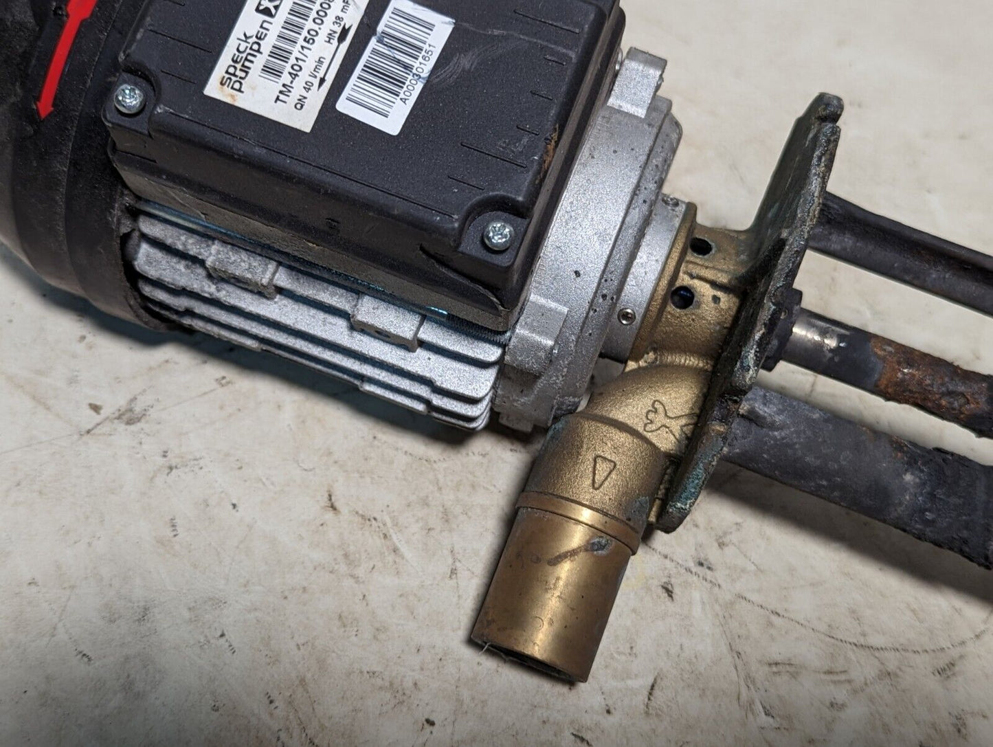 Speck Pumpen T-401/150.0008 3-phase motor, 0.5kW, 200-230/346-400VAC, 2800/3400