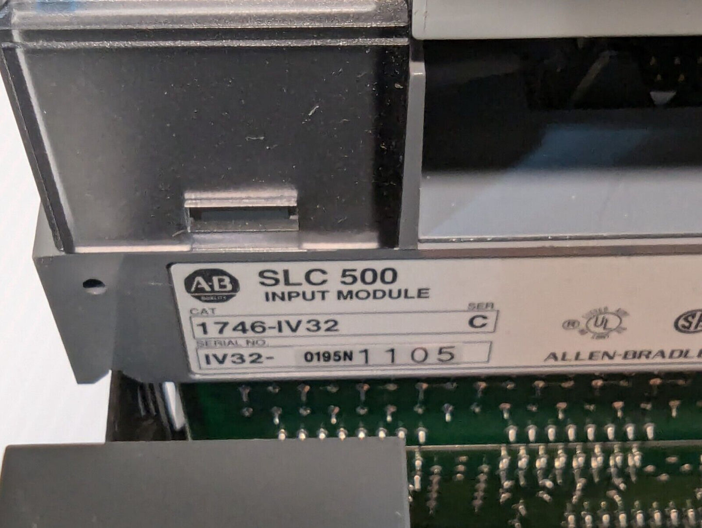 Allen-Bradley 1746-A7 7-slot rack with 6 1746-IV32 input modules - Free Shipping