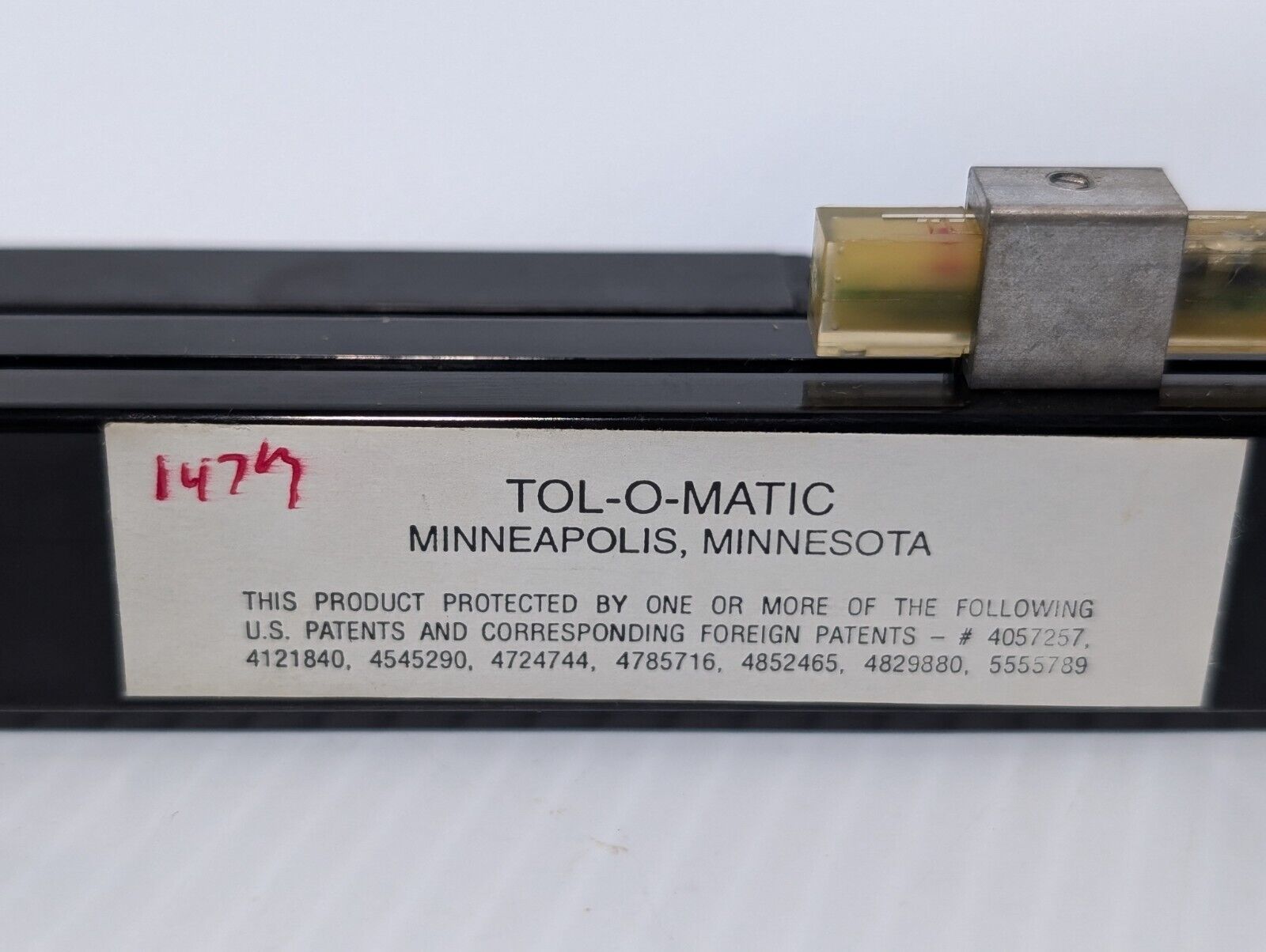 Tolomatic BC205 Pneumatic Band Cylinder, Bore: .50", Force: 16LBF, Load: 5LB
