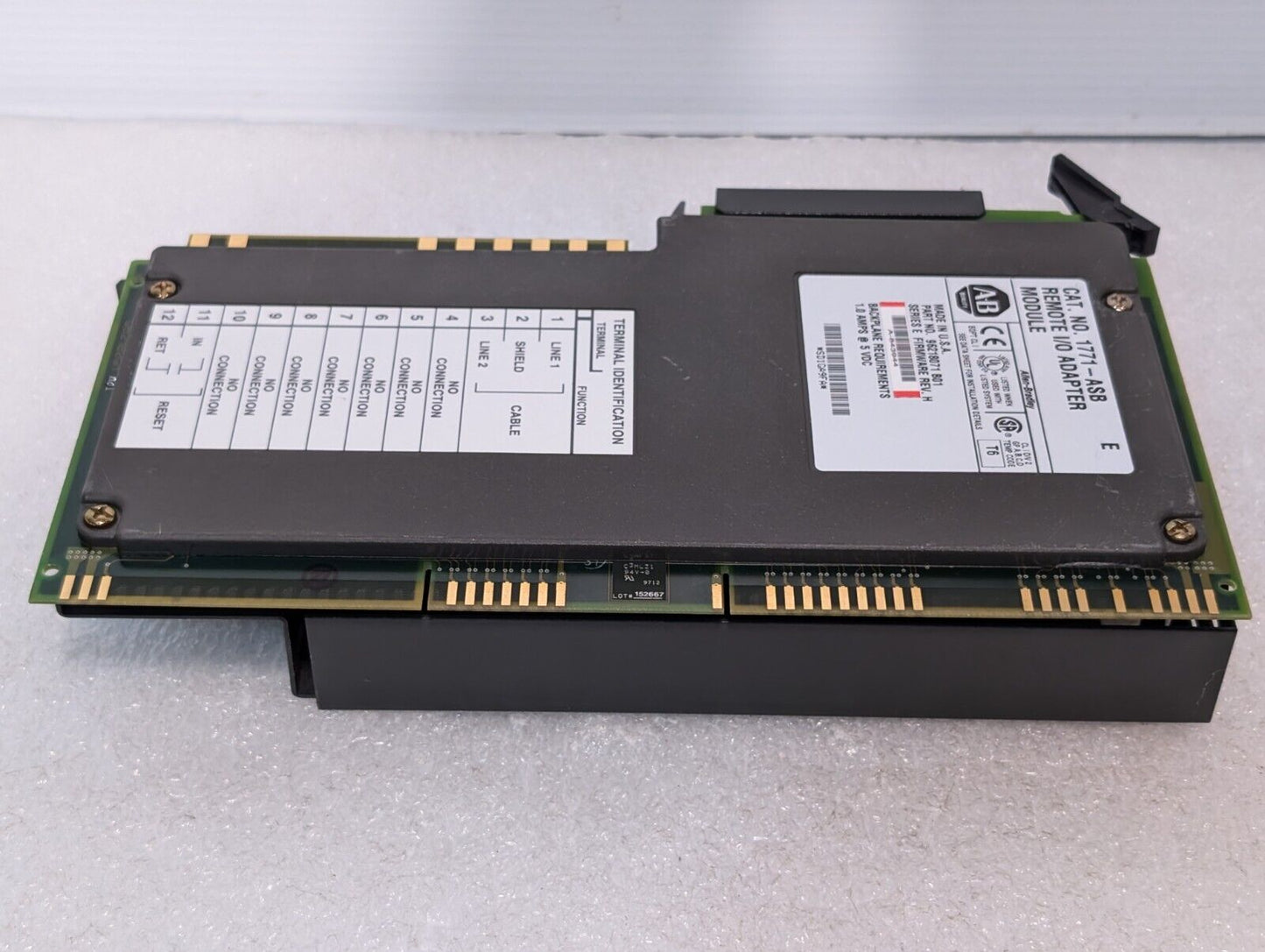 Allen Bradley 1771-ASB/E Remote Input / Output Adapter Module