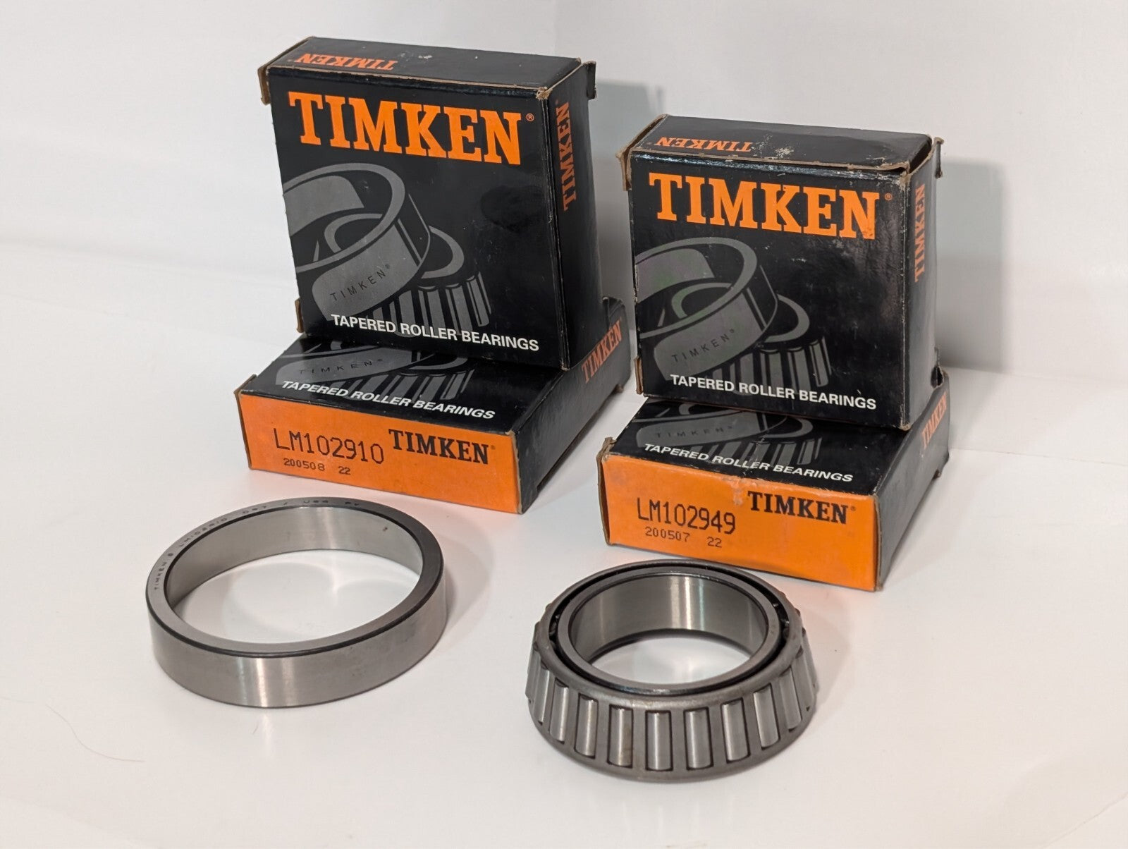 Timken LM102910/LM102949 Single Row Tapered Roller Bearing Set Cone and Cup