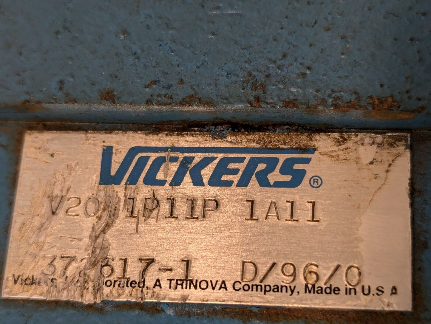 Vickers V20-1P-11P-1A11 Hydraulic Vane Pump, 4000rpm Max, 2 Bolt Flange