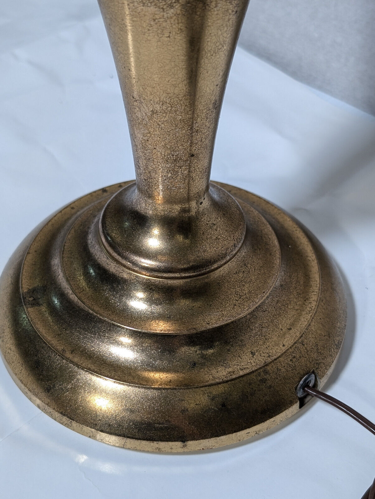 Stiffel Vintage, Brass, Table Lamp, Model 6247, 1970s, 28", Made in USA