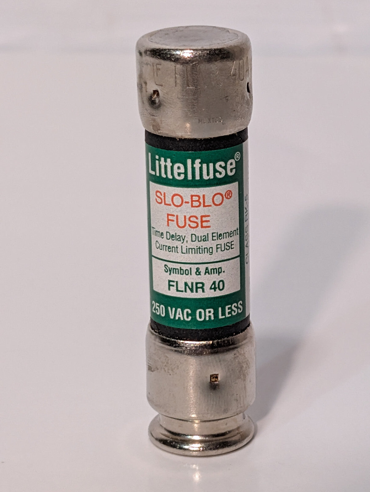 10 Count Box: Littelfuse FLNR 40, Slo-Blo Fuses, 250VAC, Class RK-5