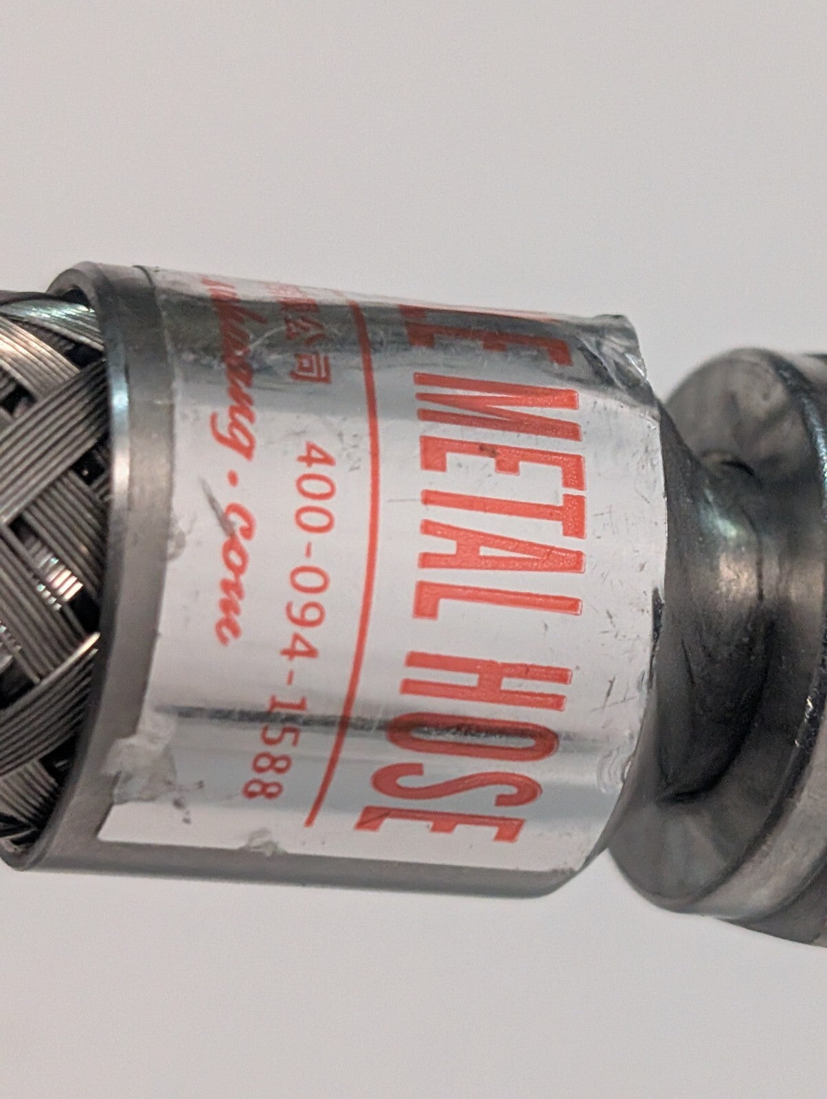 1200mm 316L Stainless Steel Flexible Braided Metal Hose 2.5MPa DN12