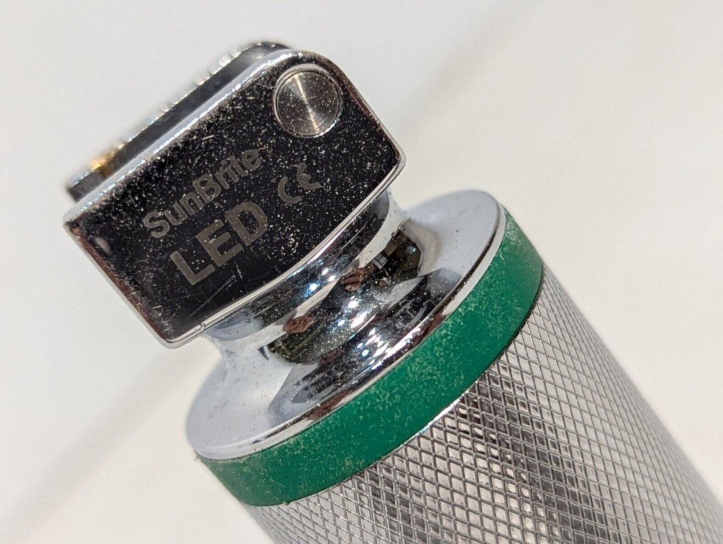 SunMed GreenLine Reusable Laryngoscope Handle, LED - Free Shipping