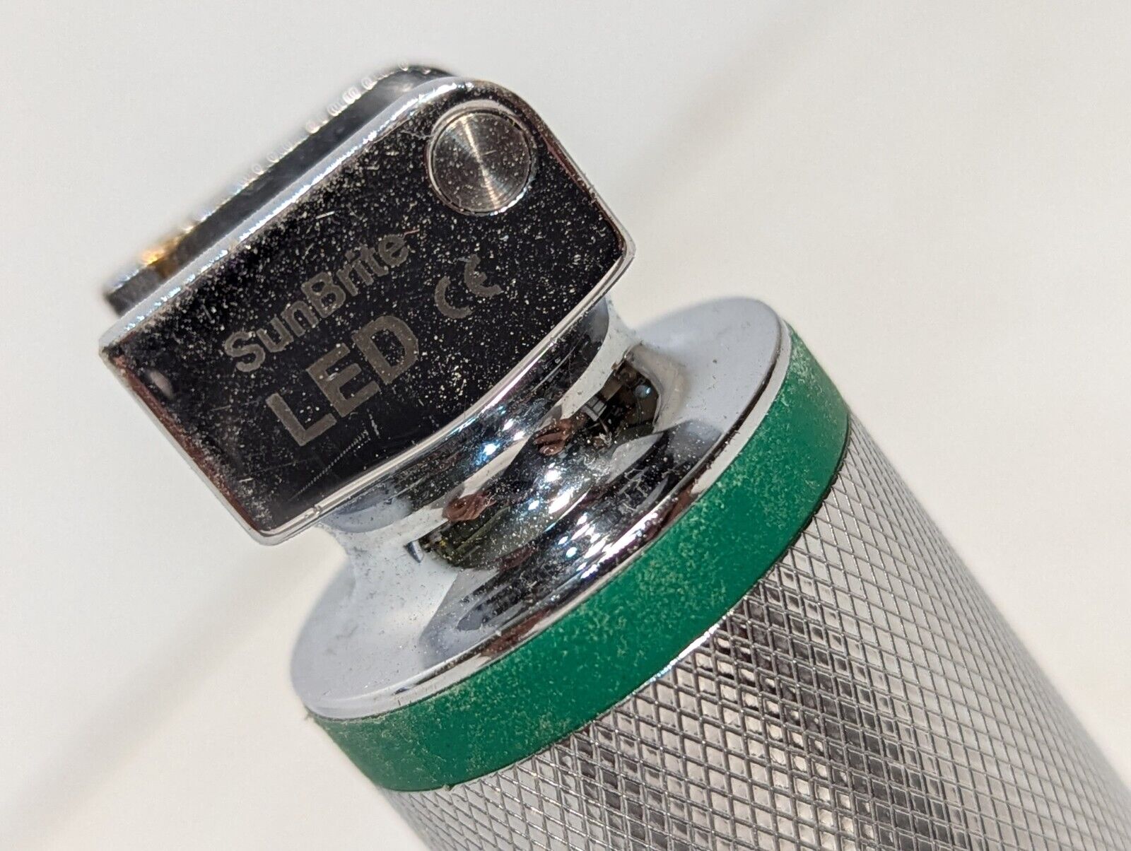 SunMed GreenLine Reusable Laryngoscope Handle, LED - Free Shipping