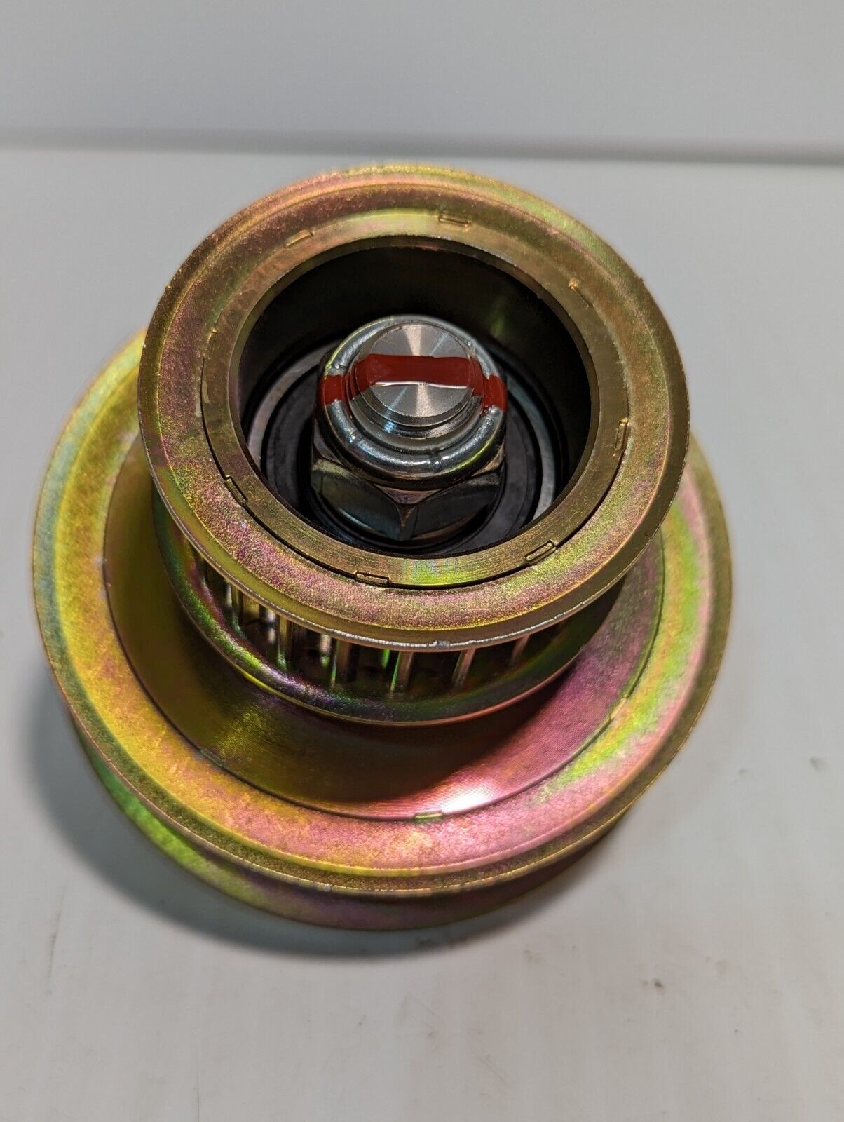 141K485G01 Double Idler Synchronous Timing Belt Pulley w\ Shaft - Free Shipping