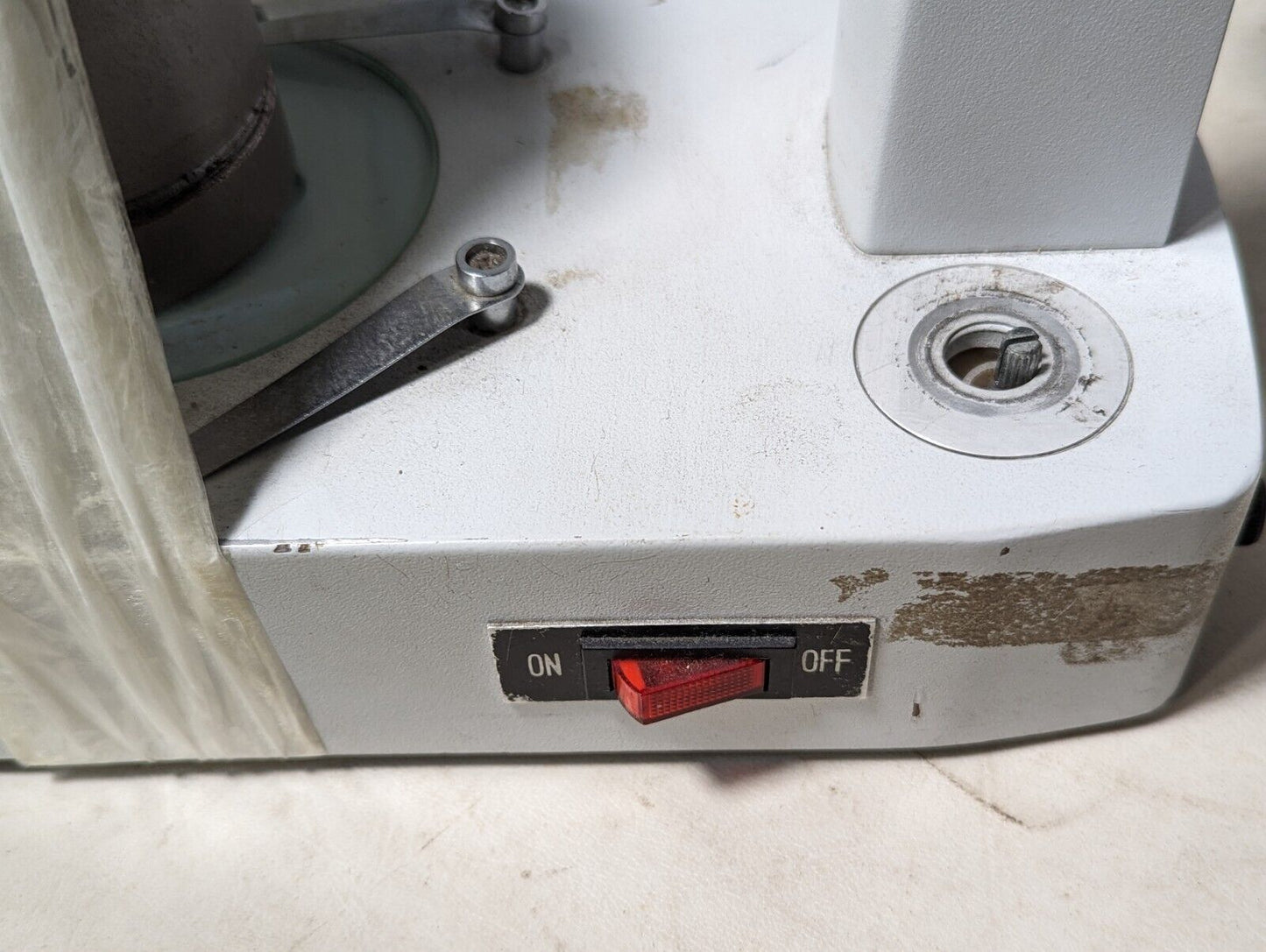 Unitron M-series stereo microscope, non-standard setup, as pictured