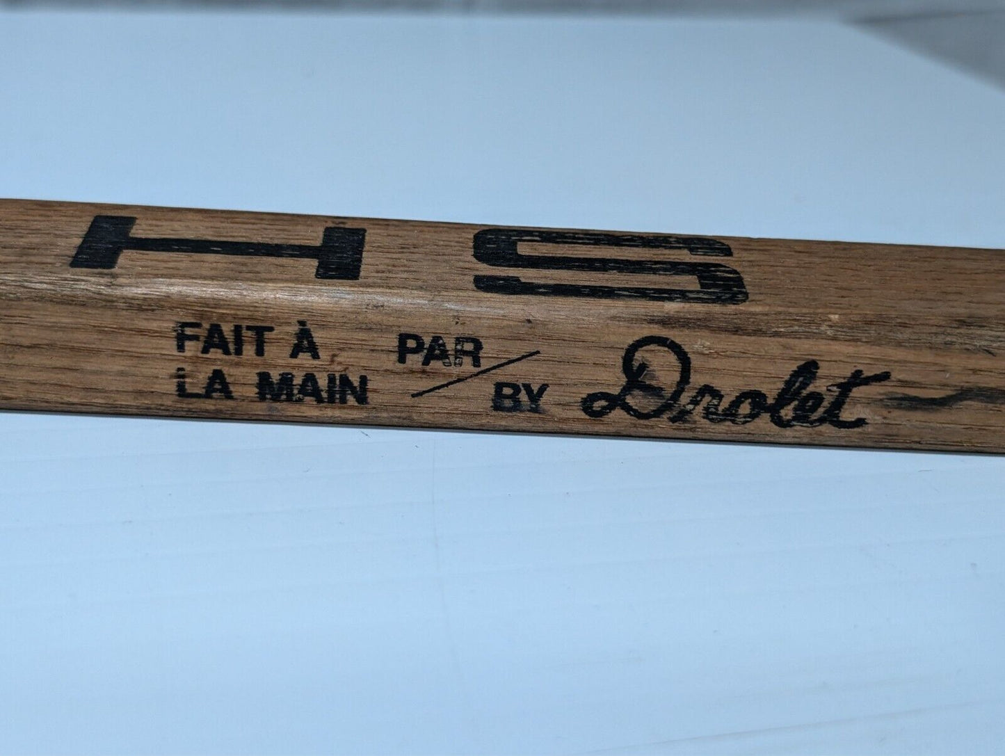 Al Secord Autographed Game Used Sherwood PMP Hockey Stick Hand-Made Drolet