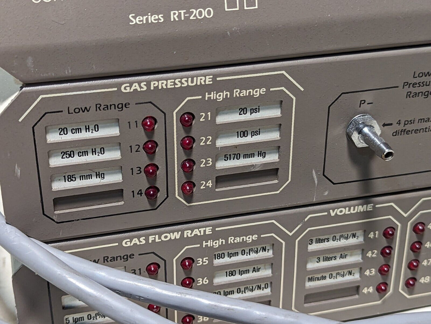 Timeter Instrument RT-200 calibration analyzer: RT-201 control module, RT-202 pr