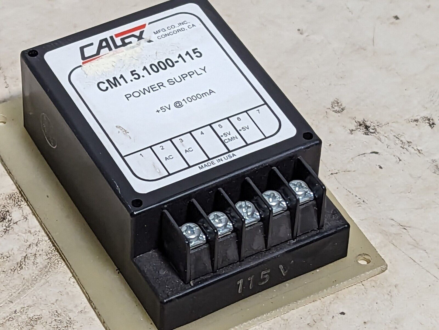 Calex CM1.5.1000-115 power supply, +5V@1000mA