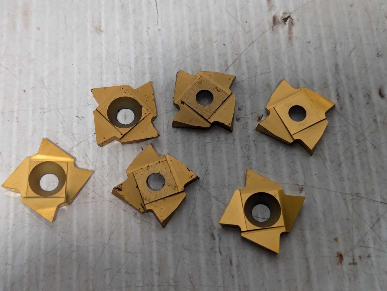 Somma 6pc DAV-CIN-8-17 Indexable Cut-Off Inserts MIC TIN Grade