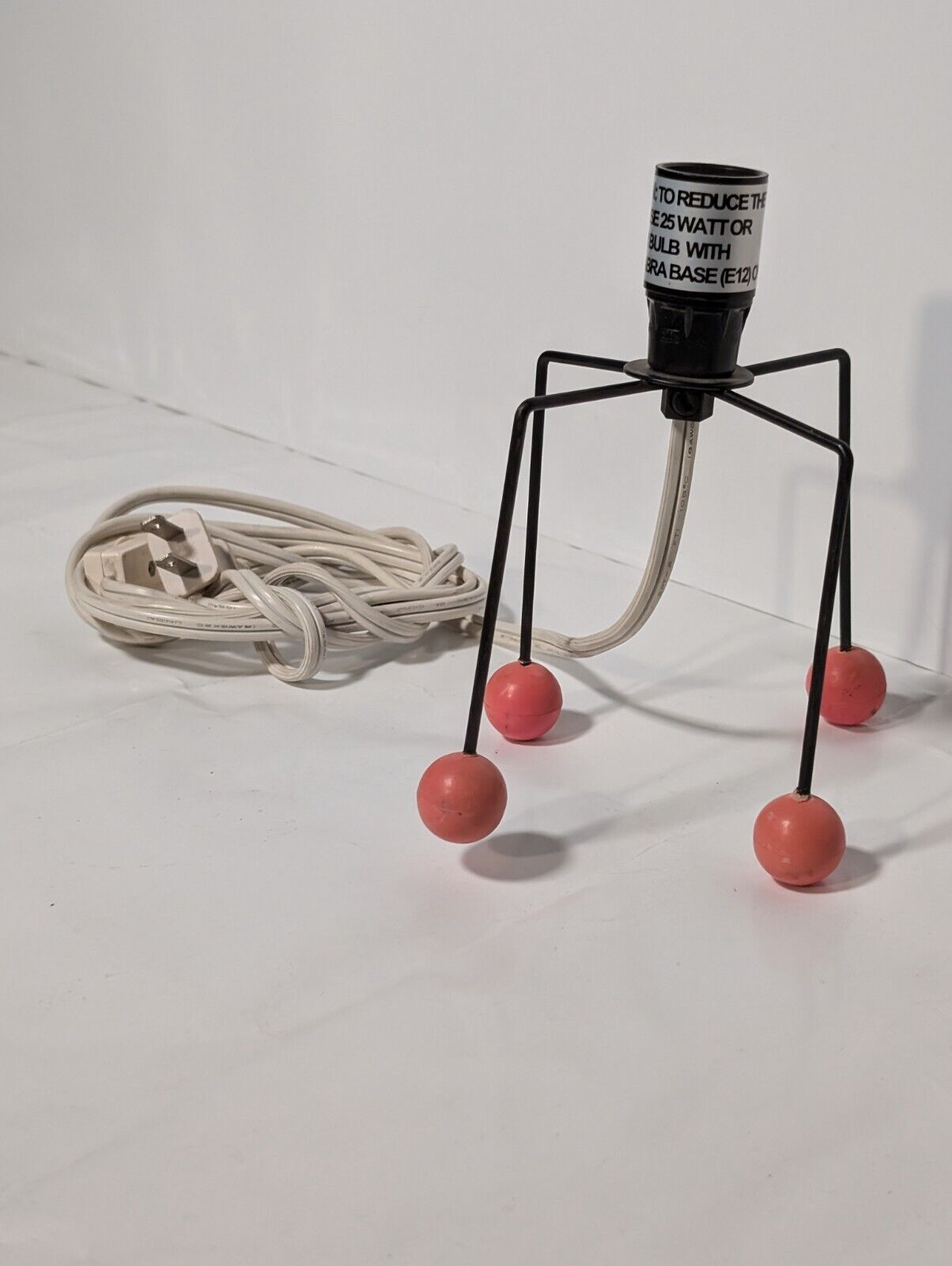 Unique Pedestal Table Lamp - Great for a Childs Room - No Shade