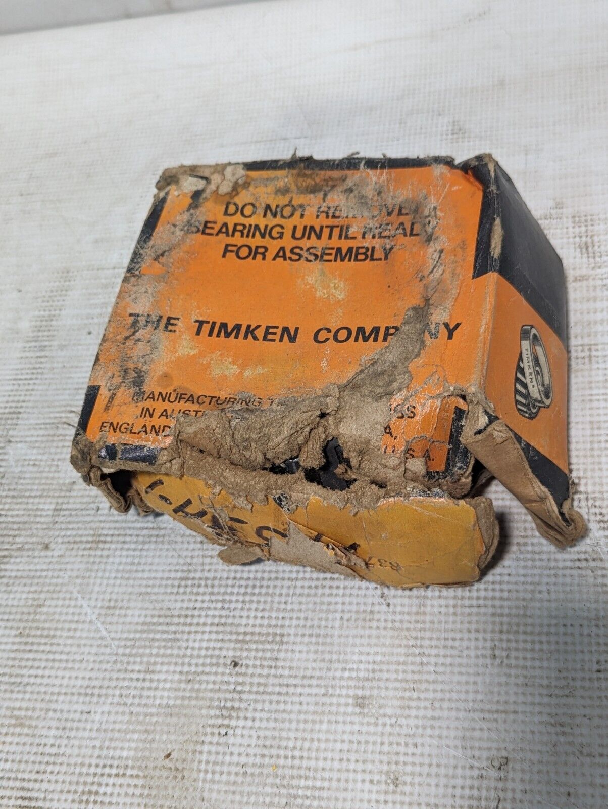 Timken 837 tapered roller bearing