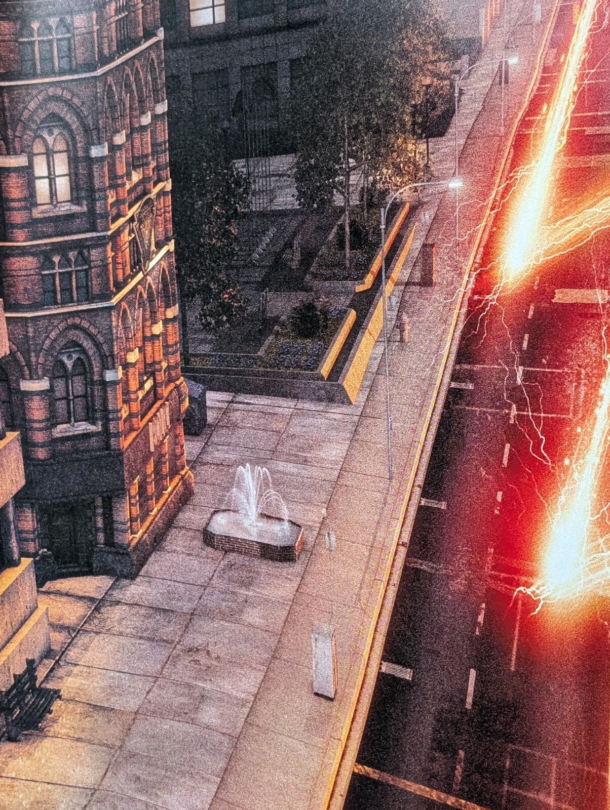 The CW Flash Television Series 2014 Bus Stop Ad Poster DC Comics Memorabilia