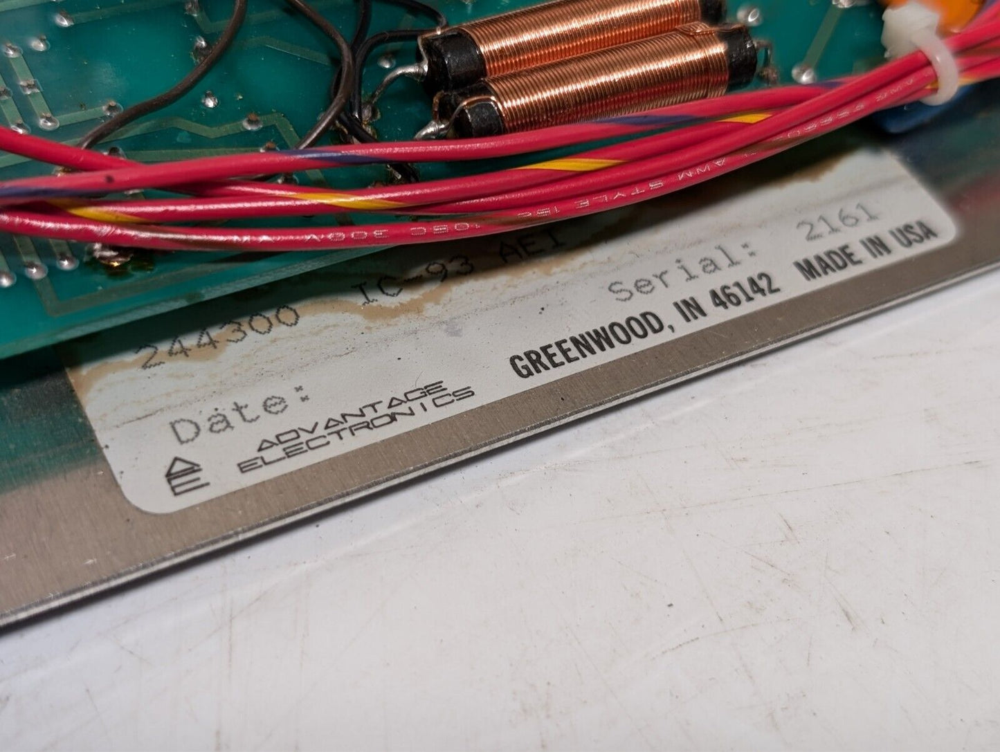 Advantage 244300 IC-93 AEI ICECUBE SC Temperature Control Panel